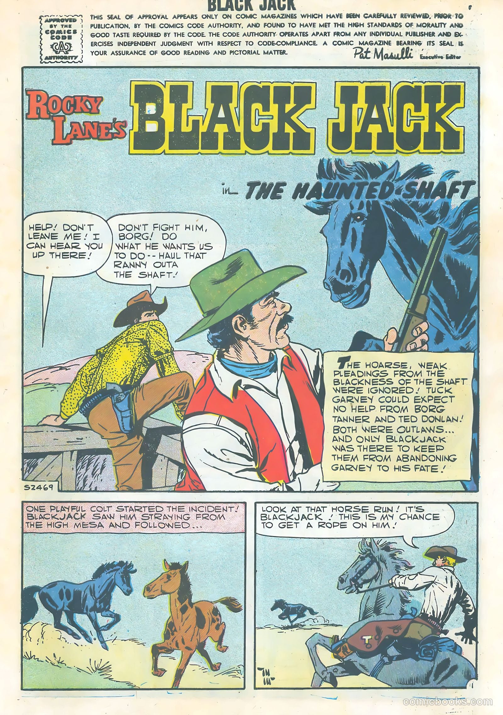 Rocky Lane's Black Jack #21 (1958) — page 3 of 36