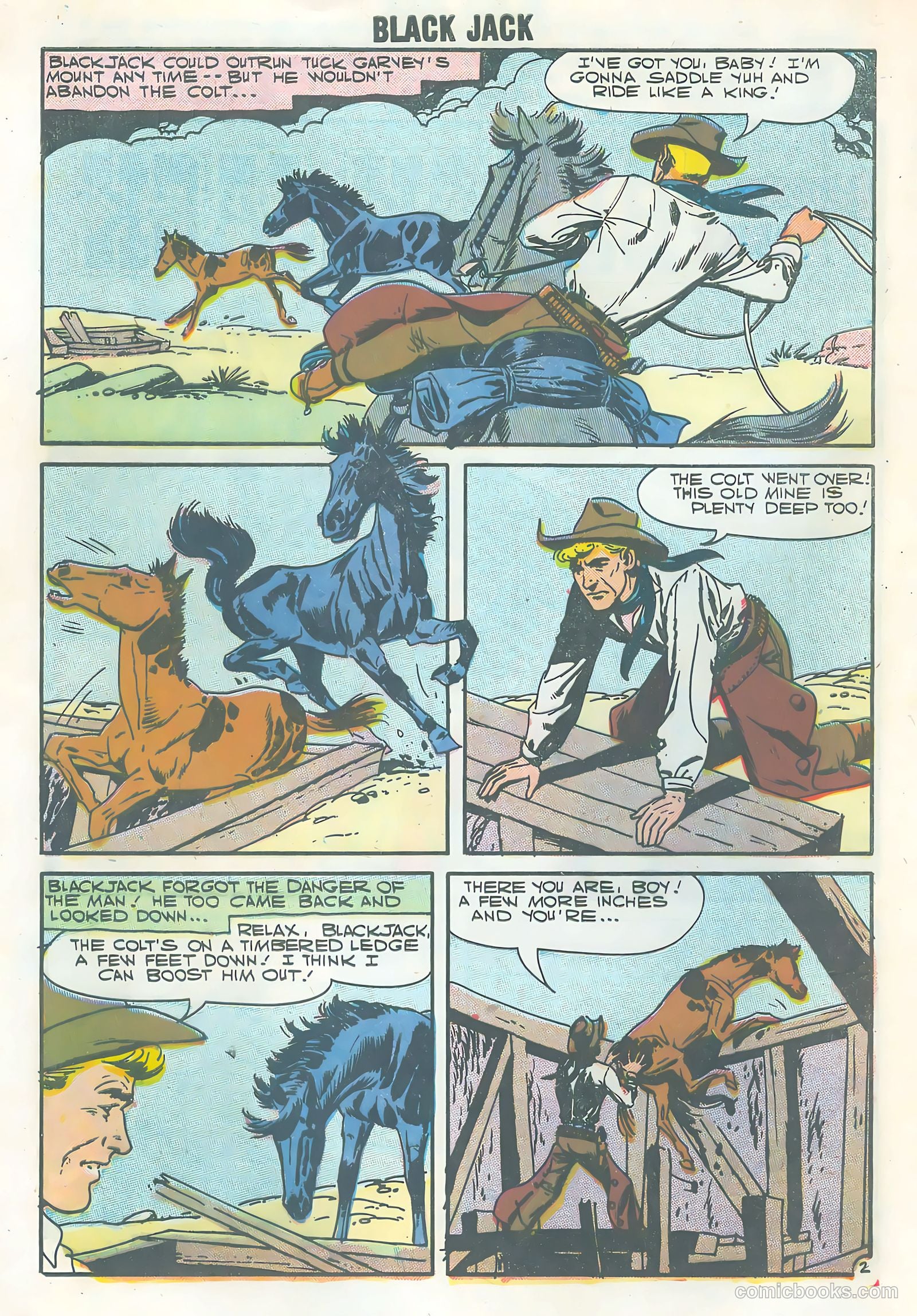 Rocky Lane's Black Jack #21 (1958) — page 4 of 36