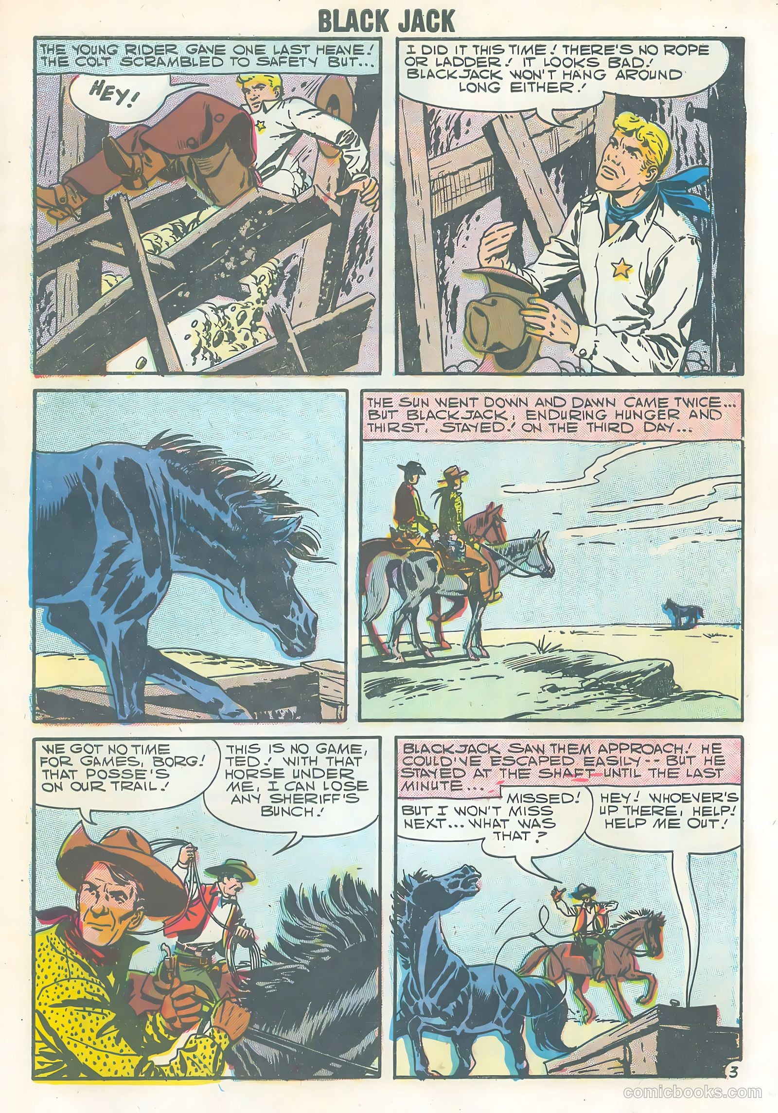 Rocky Lane's Black Jack #21 (1958) — page 5 of 36