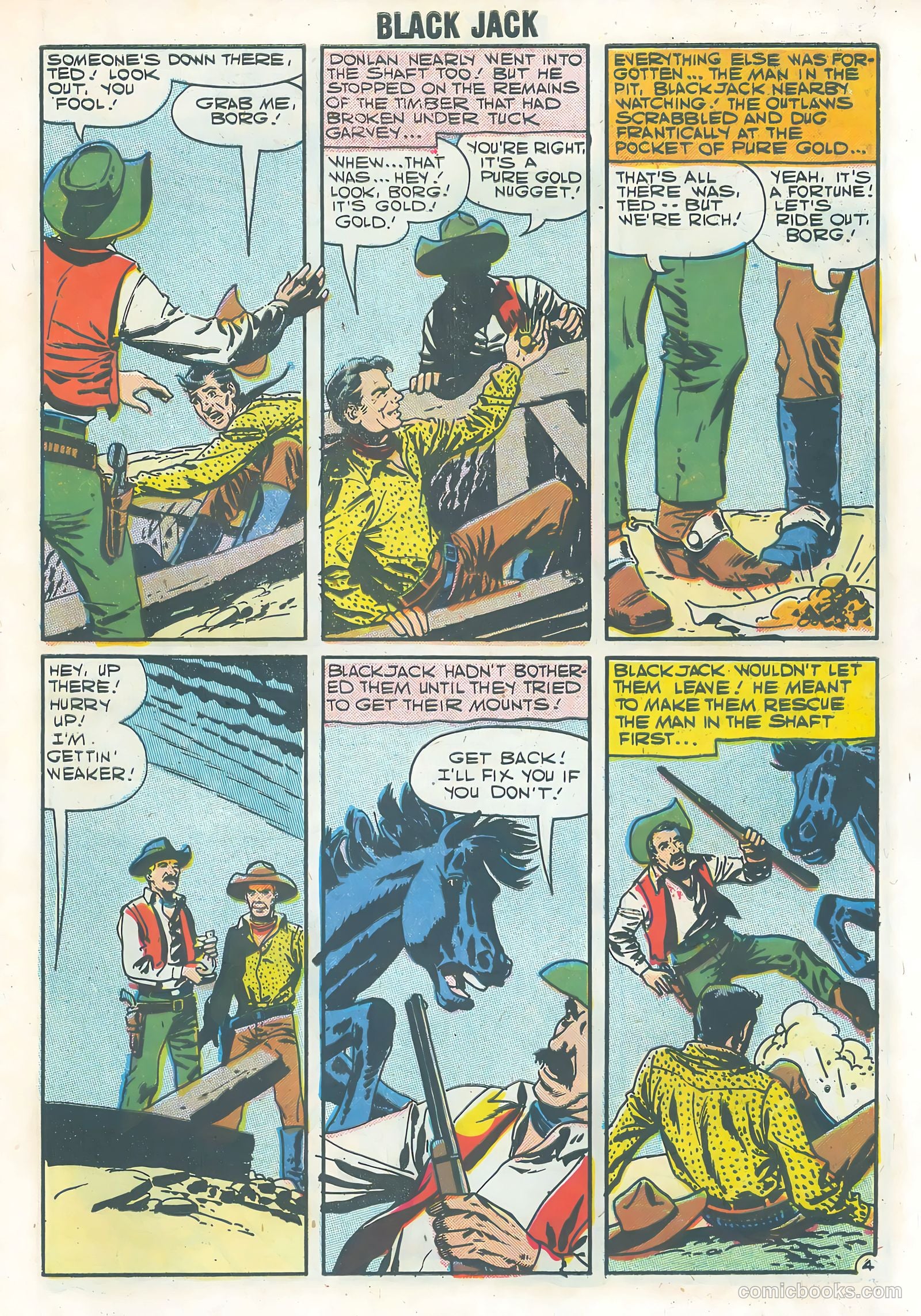 Rocky Lane's Black Jack #21 (1958) — page 7 of 36