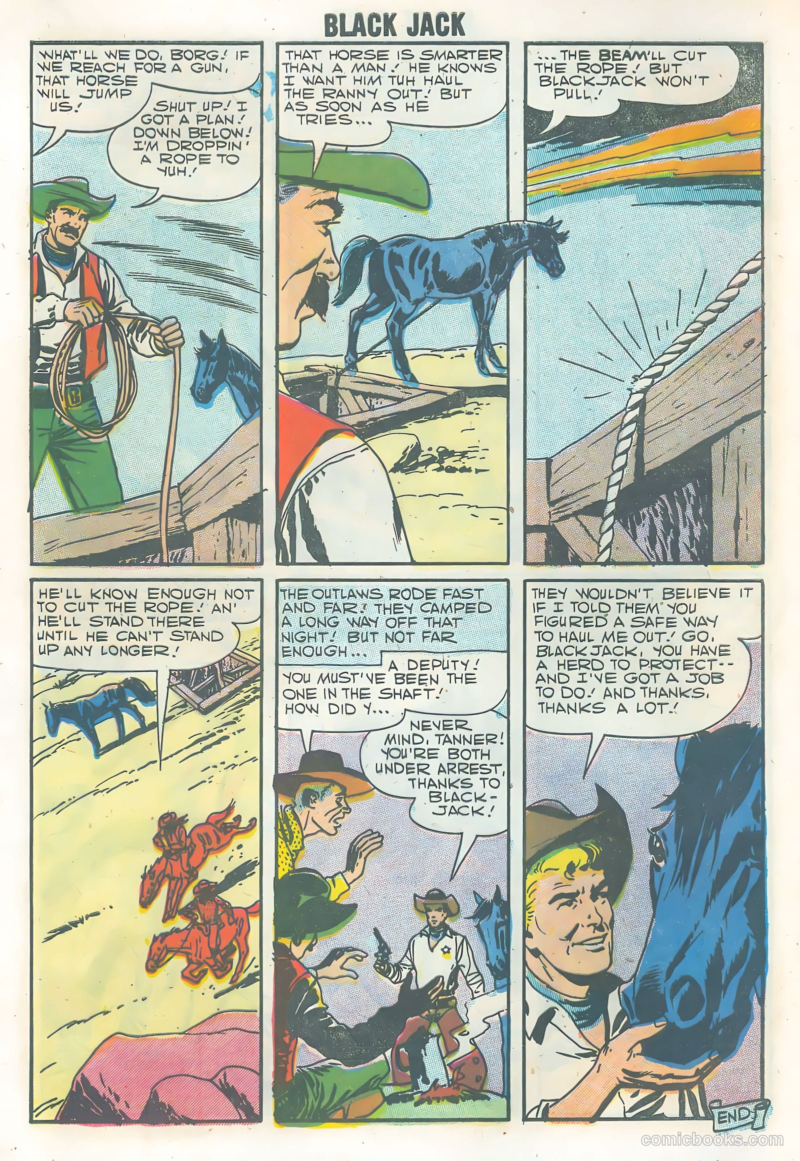 Rocky Lane's Black Jack #21 (1958) — page 8 of 36