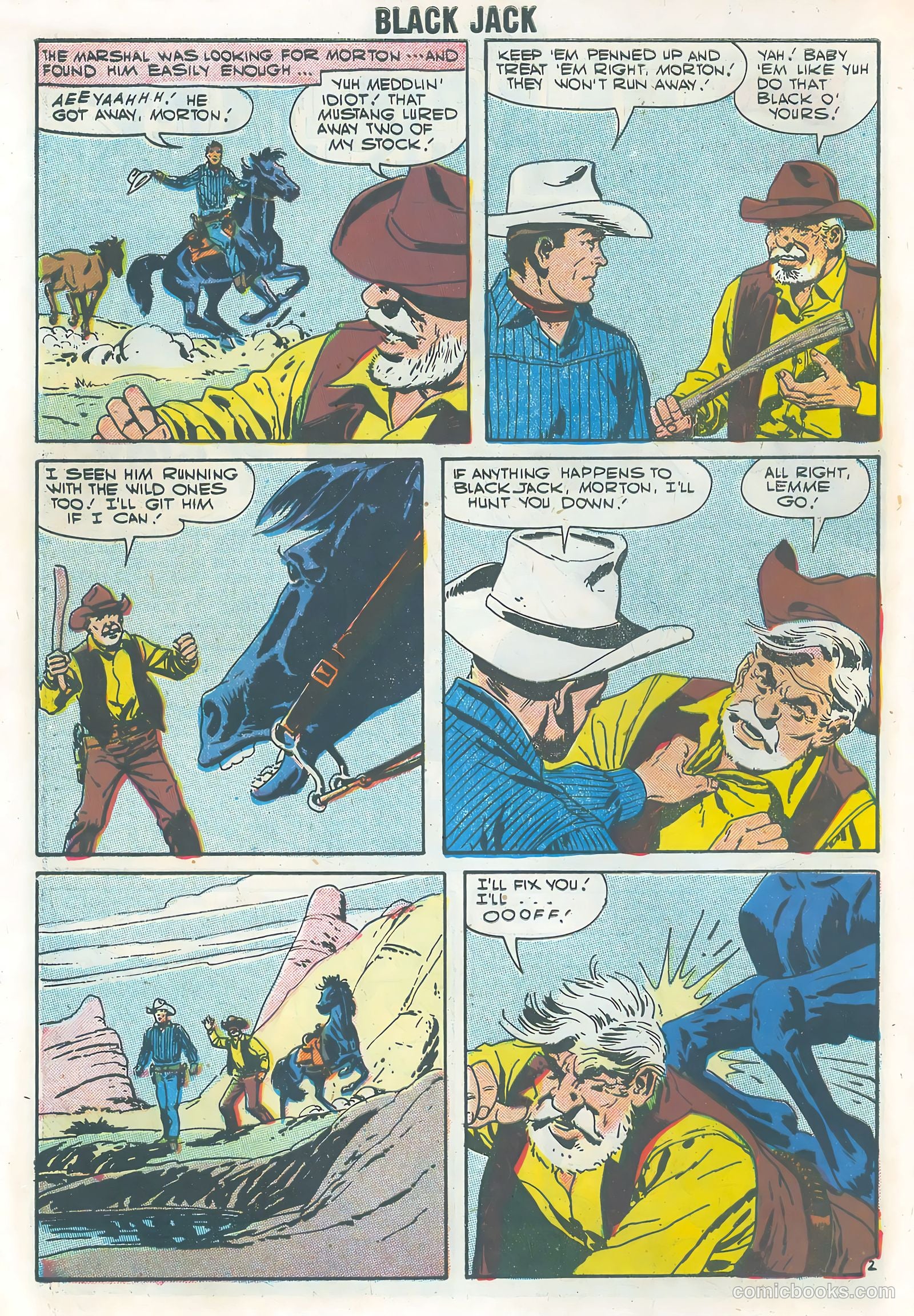 Rocky Lane's Black Jack #21 (1958) — page 10 of 36