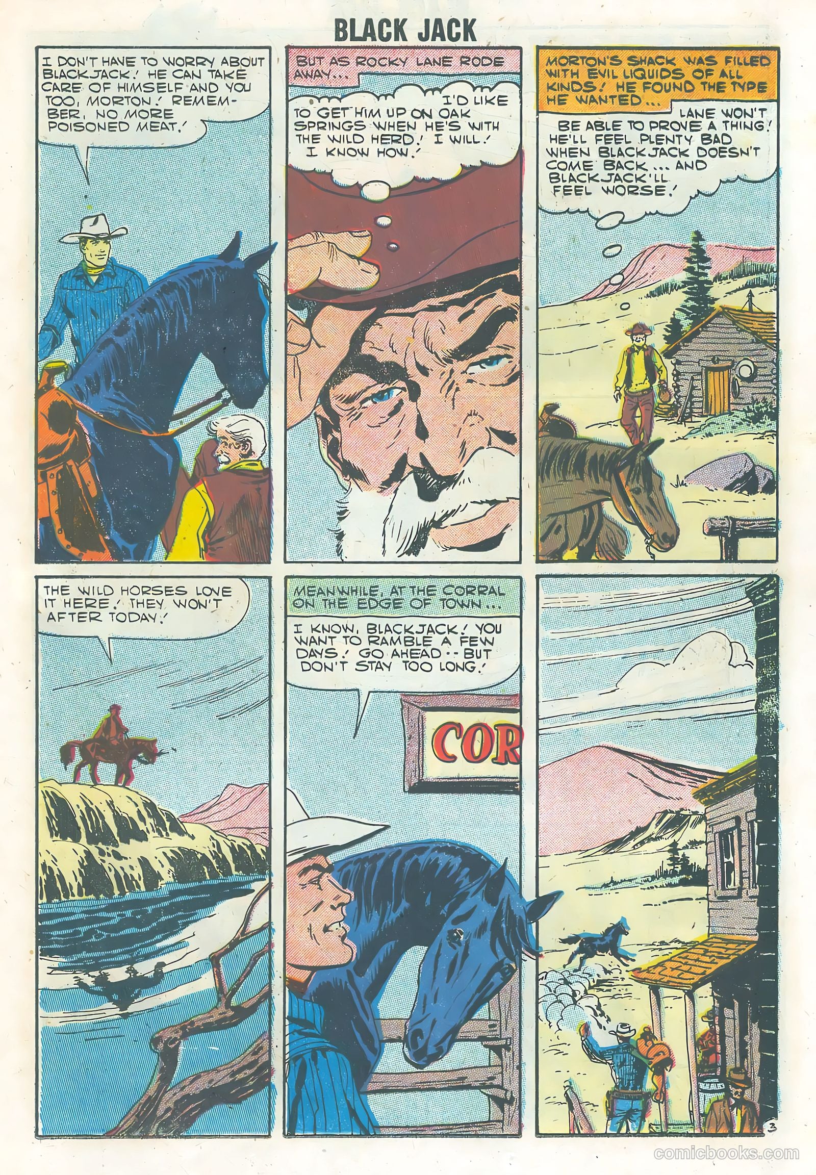 Rocky Lane's Black Jack #21 (1958) — page 11 of 36