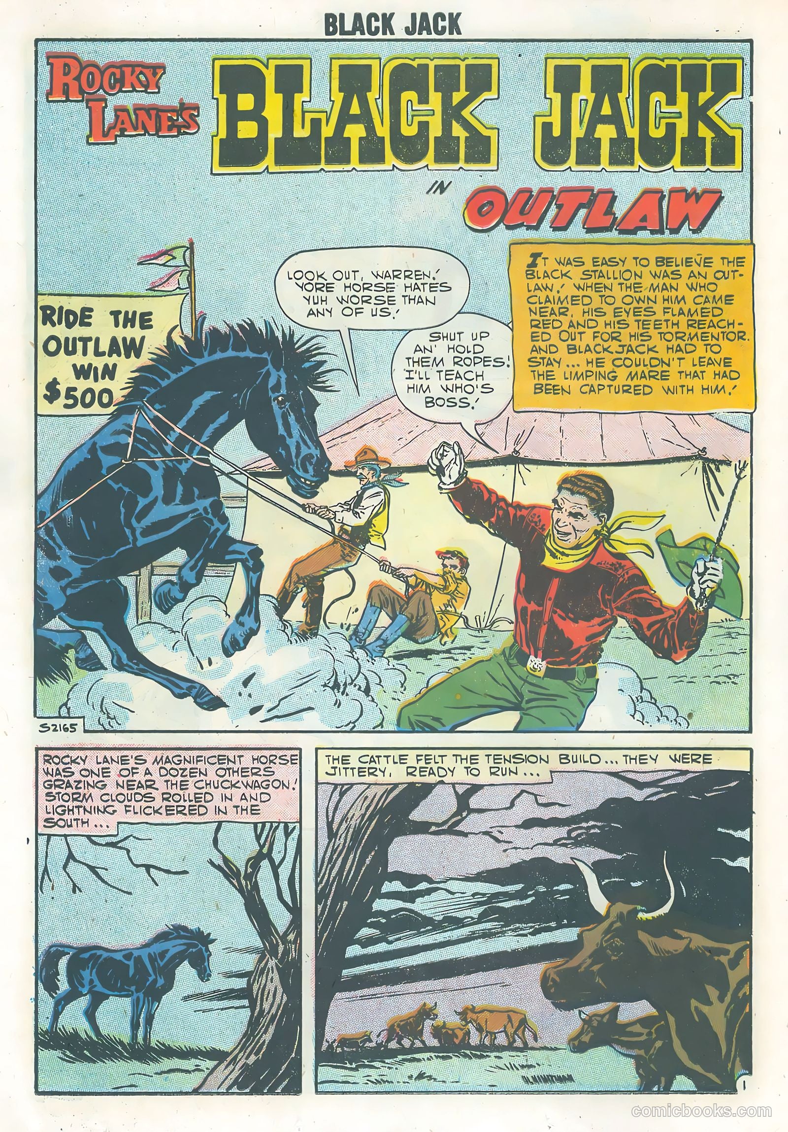 Rocky Lane's Black Jack #21 (1958) — page 14 of 36