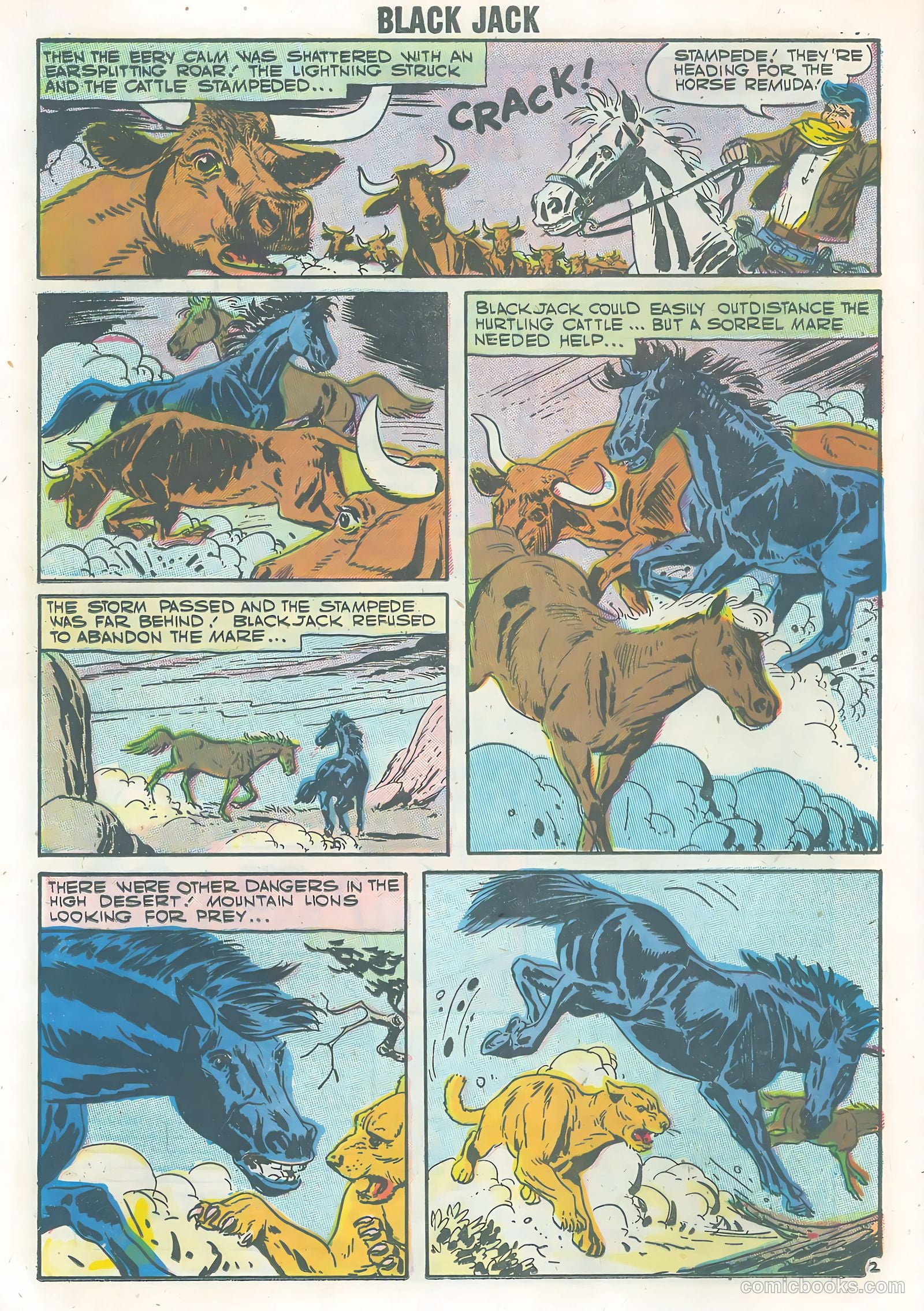 Rocky Lane's Black Jack #21 (1958) — page 16 of 36