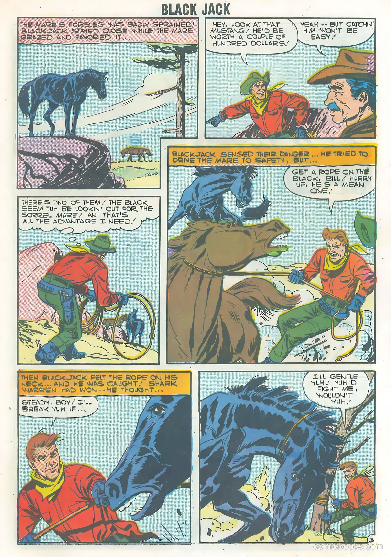 Rocky Lane's Black Jack #21 (1958) — page 17 of 36