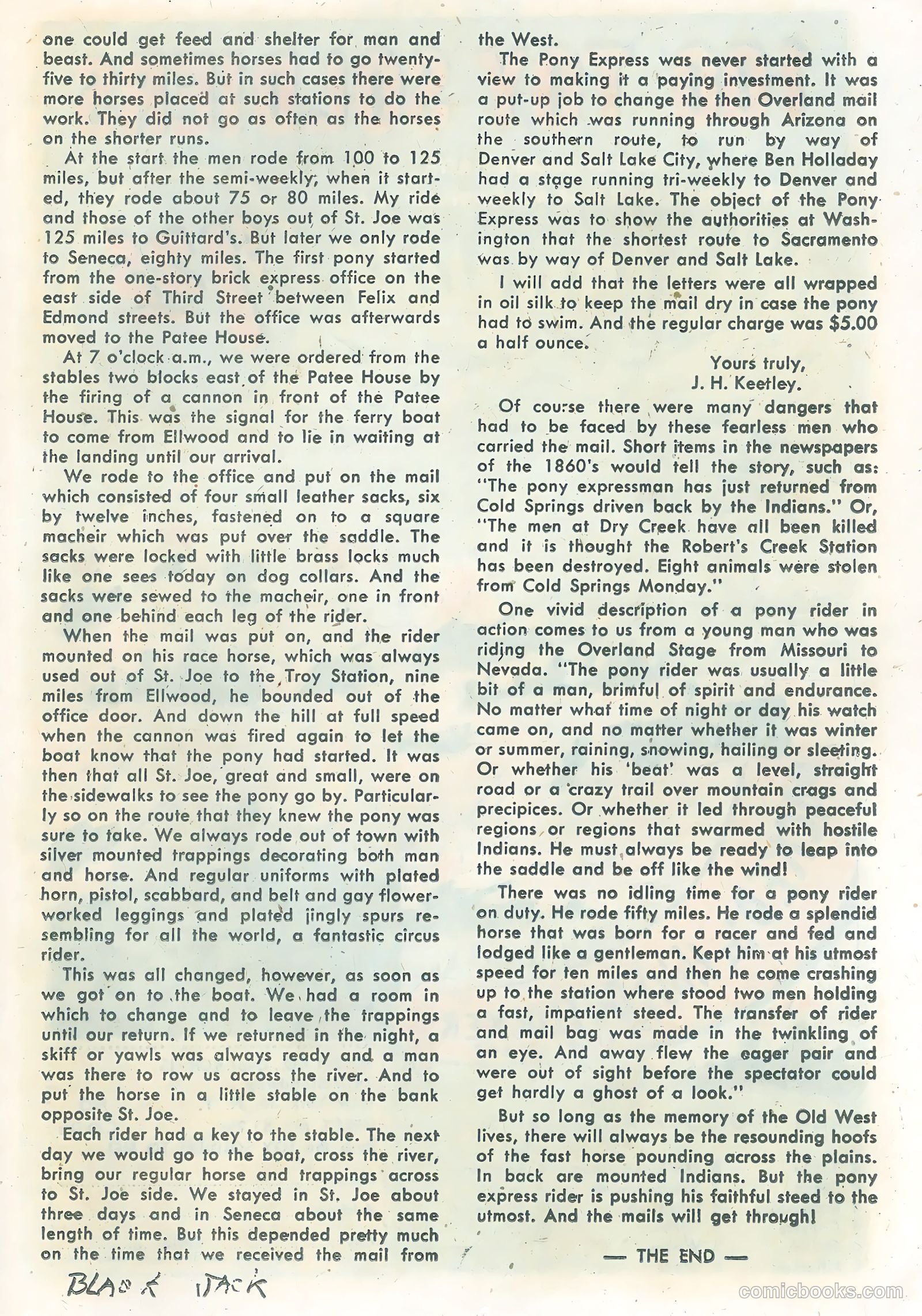 Rocky Lane's Black Jack #21 (1958) — page 21 of 36