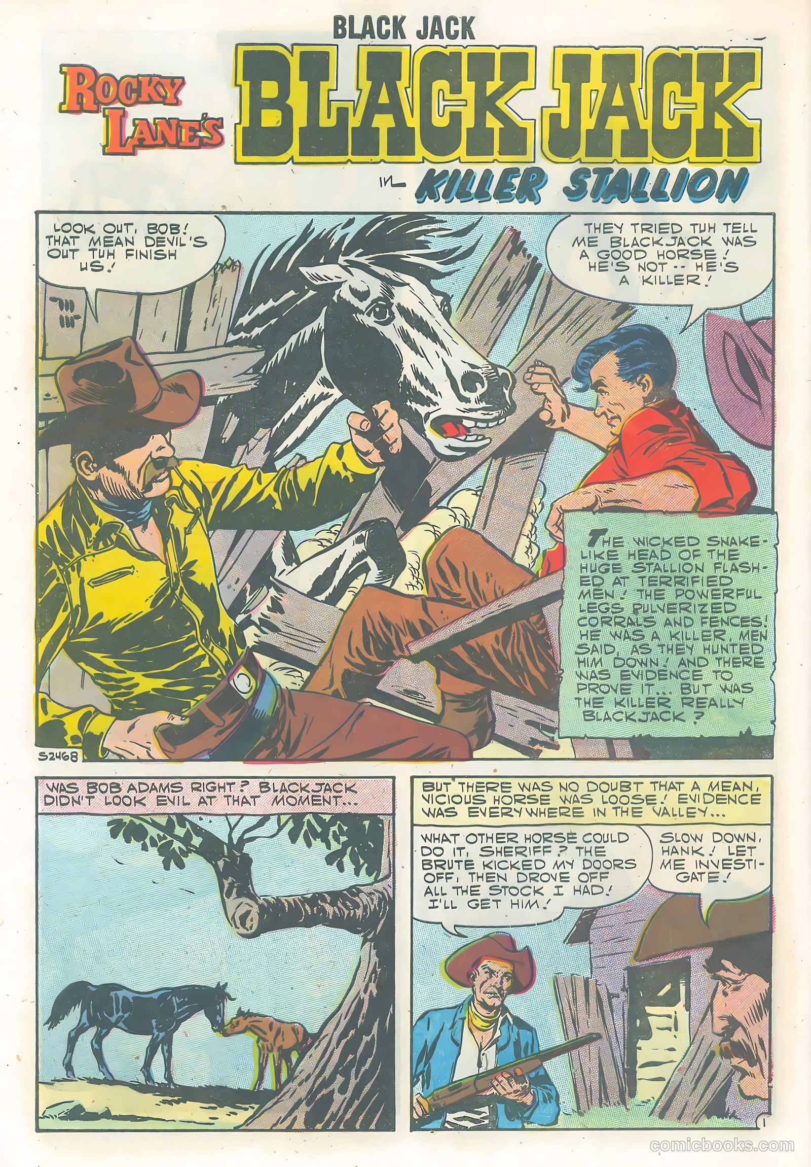 Rocky Lane's Black Jack #21 (1958) — page 28 of 36