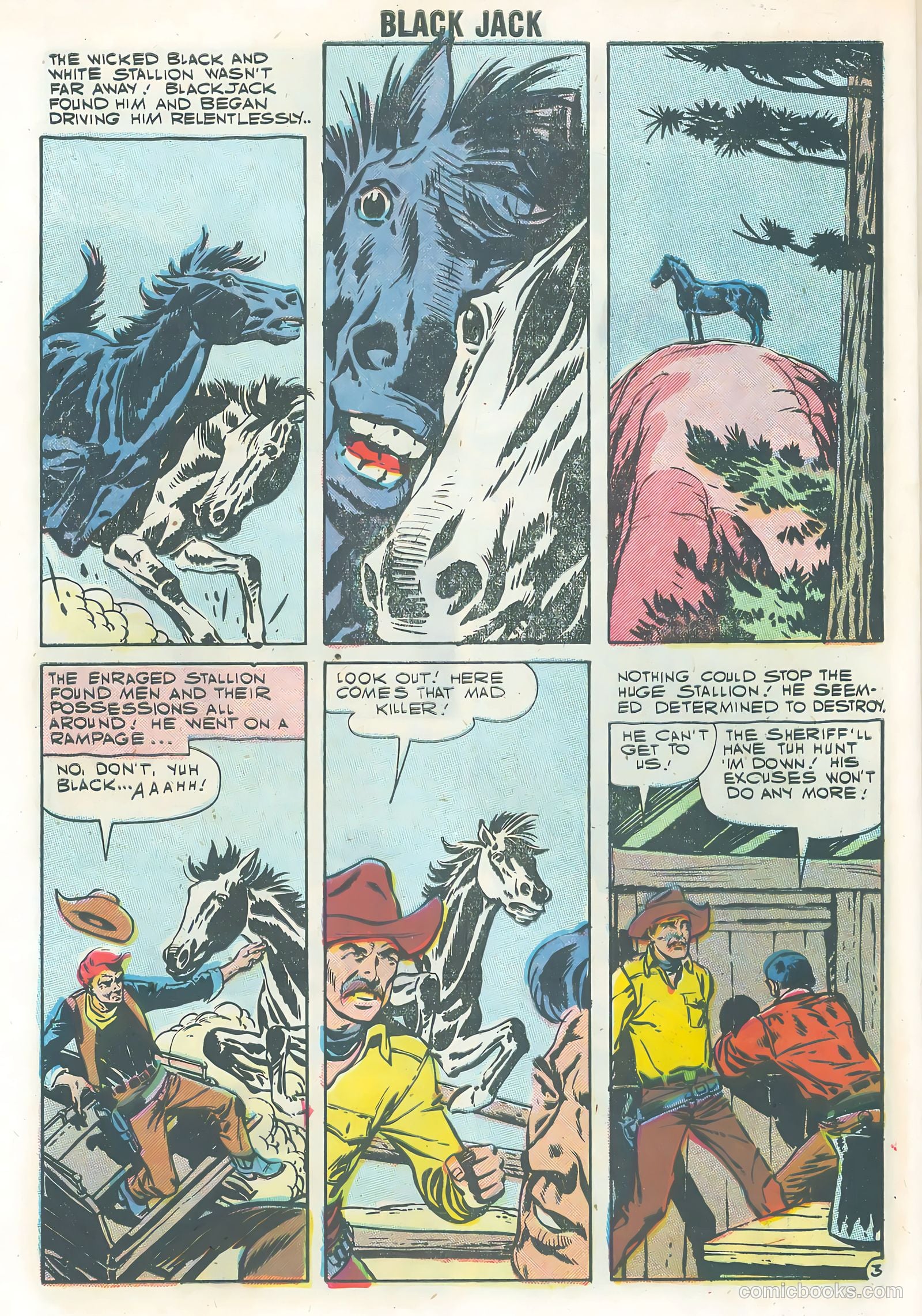 Rocky Lane's Black Jack #21 (1958) — page 30 of 36