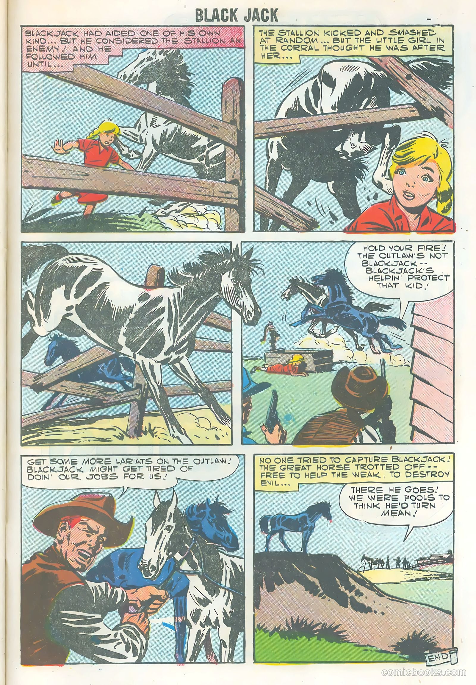 Rocky Lane's Black Jack #21 (1958) — page 33 of 36