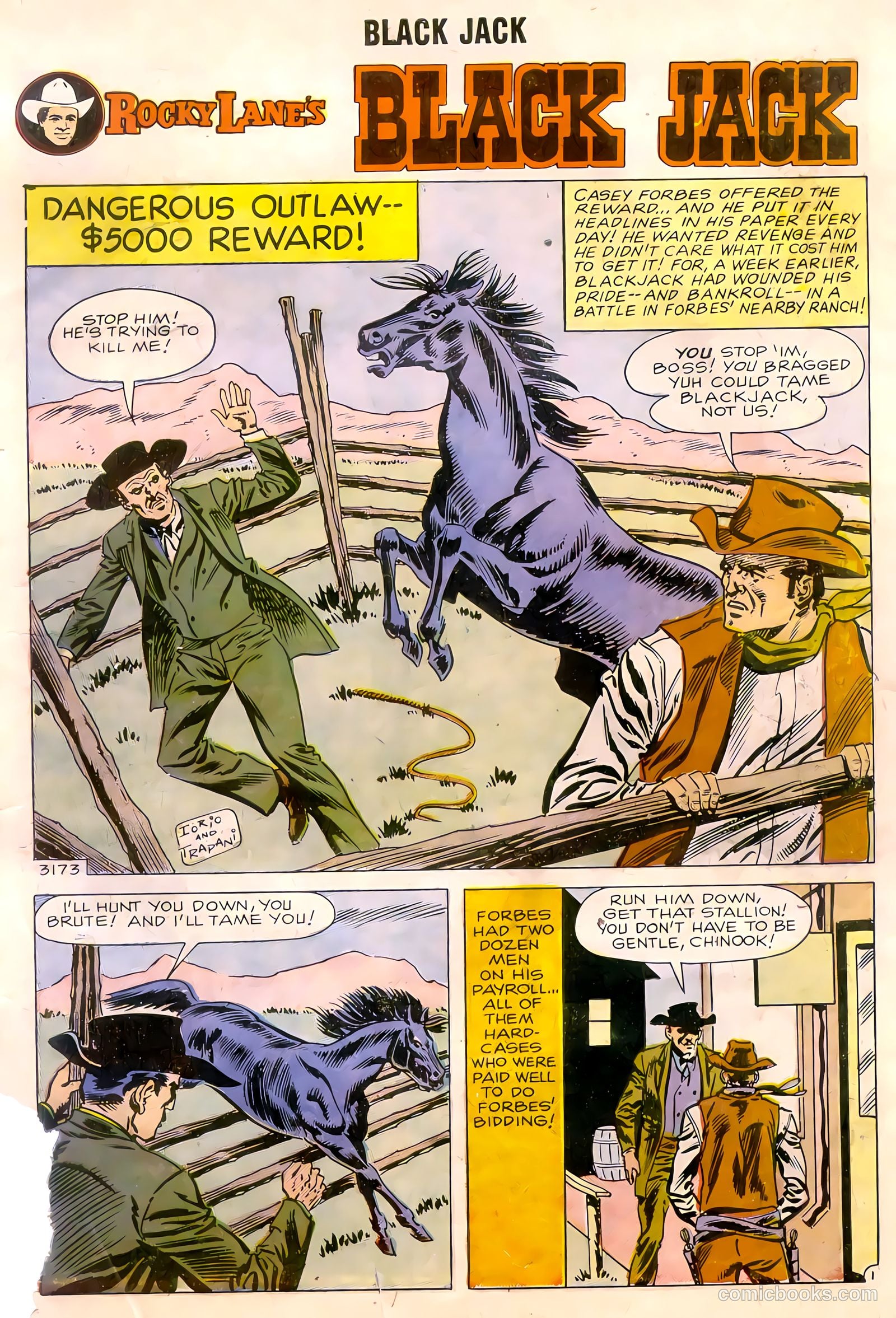 Rocky Lane's Black Jack #22 (1958) — page 3 of 66