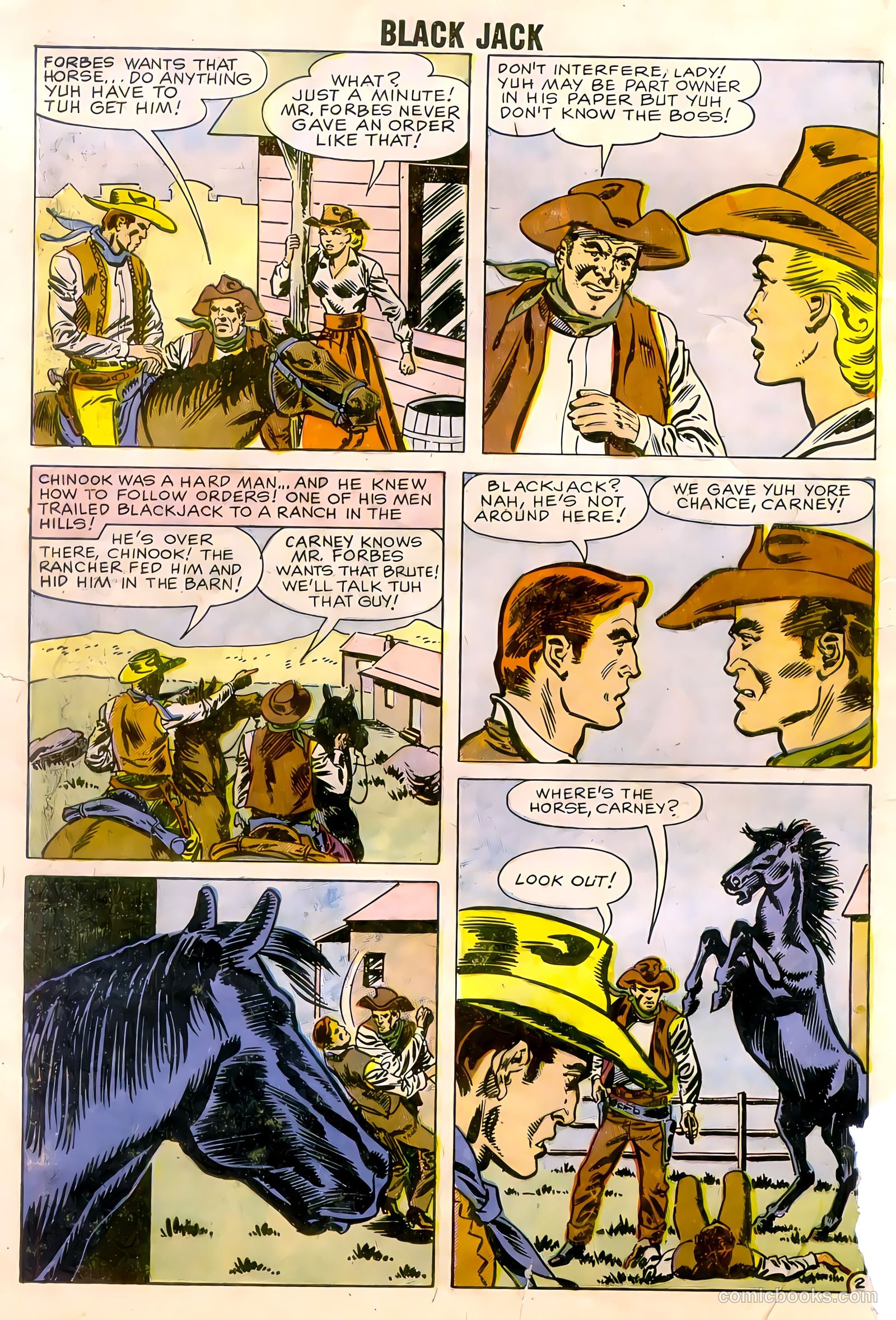 Rocky Lane's Black Jack #22 (1958) — page 4 of 66