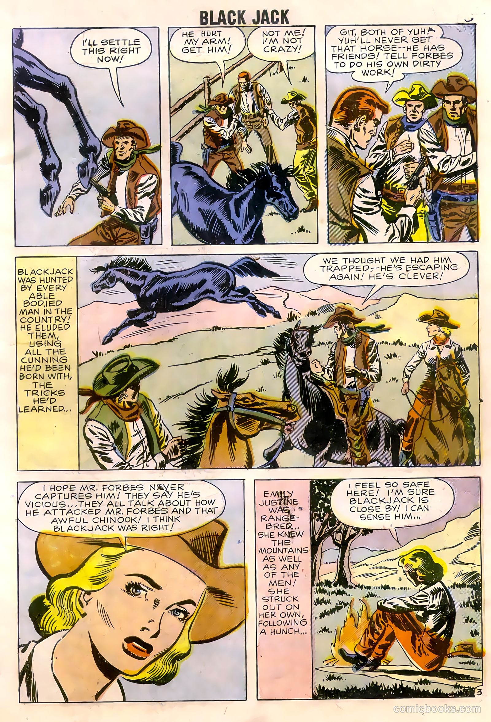 Rocky Lane's Black Jack #22 (1958) — page 5 of 66