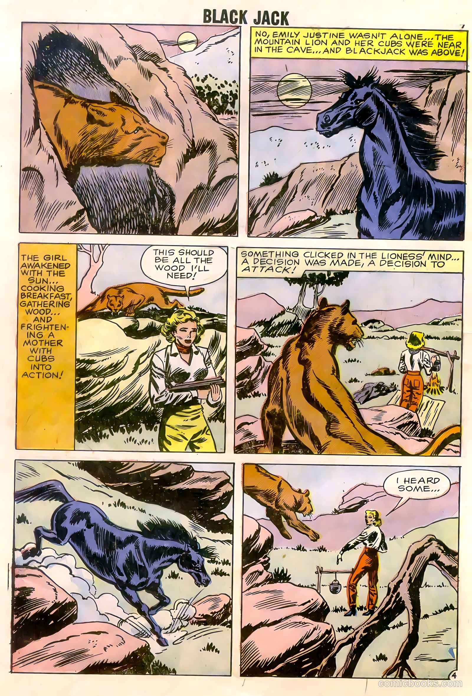 Rocky Lane's Black Jack #22 (1958) — page 6 of 66