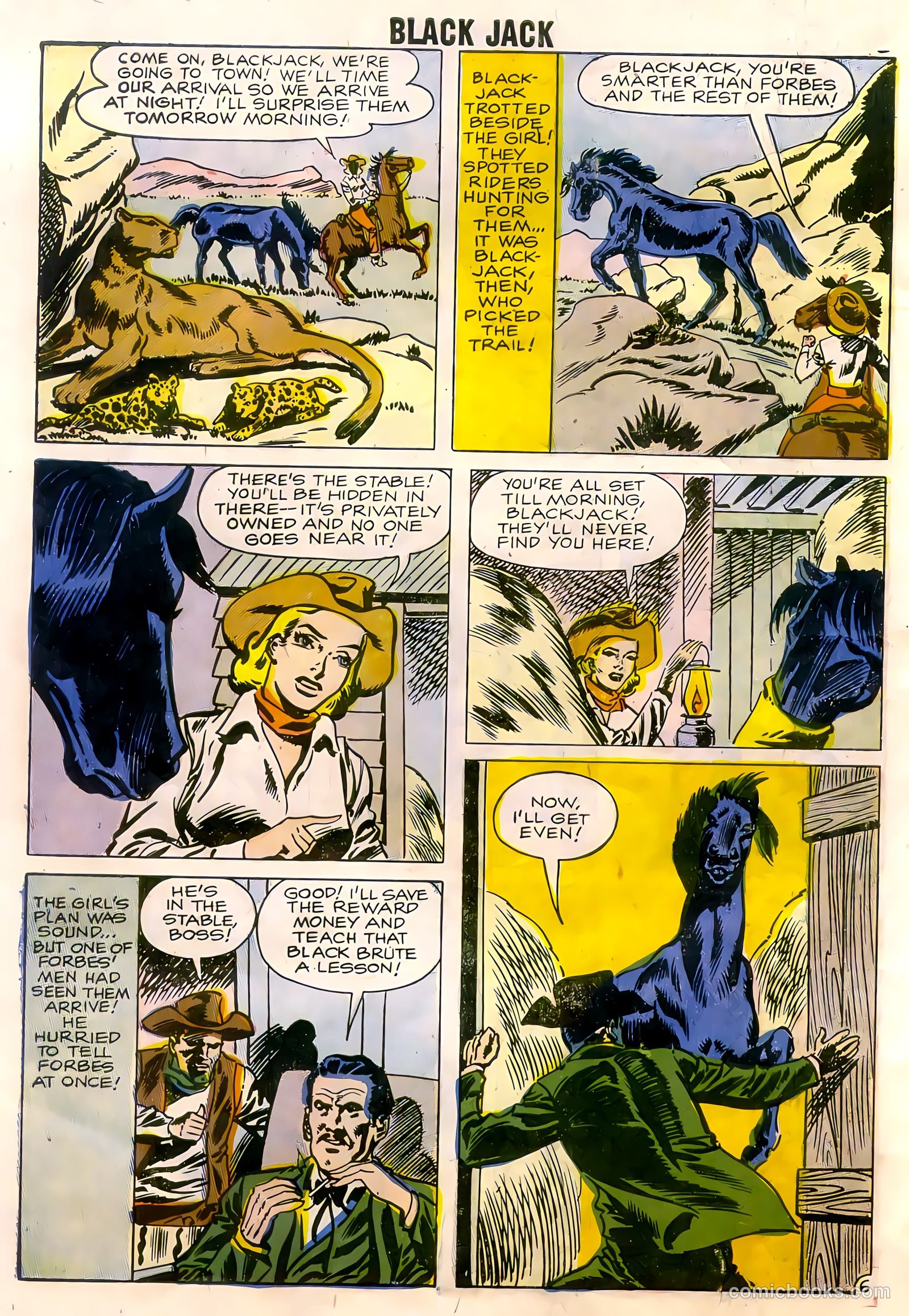 Rocky Lane's Black Jack #22 (1958) — page 8 of 66