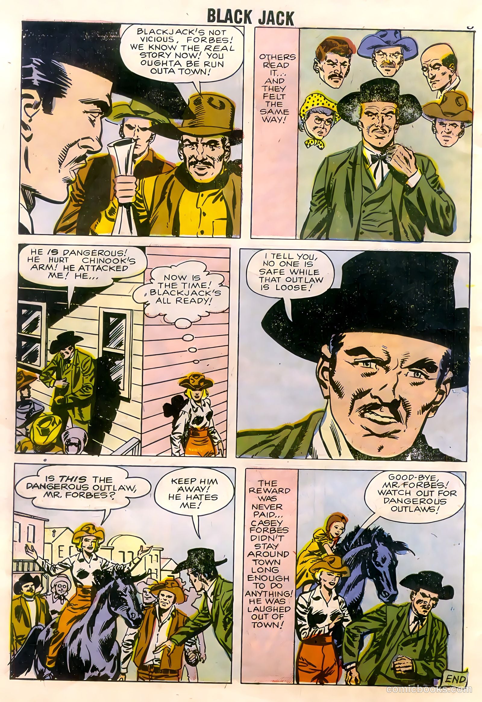 Rocky Lane's Black Jack #22 (1958) — page 10 of 66