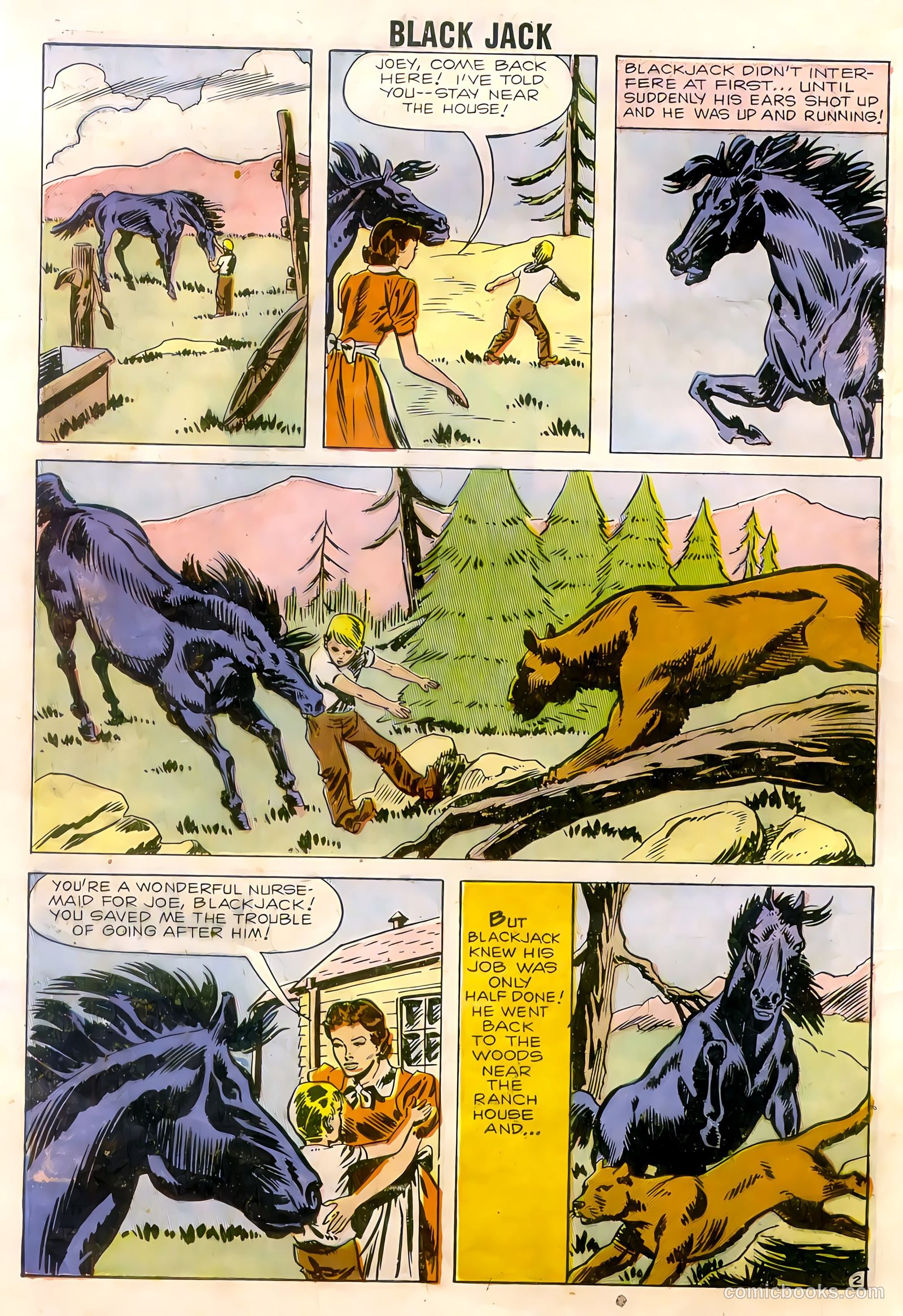 Rocky Lane's Black Jack #22 (1958) — page 12 of 66