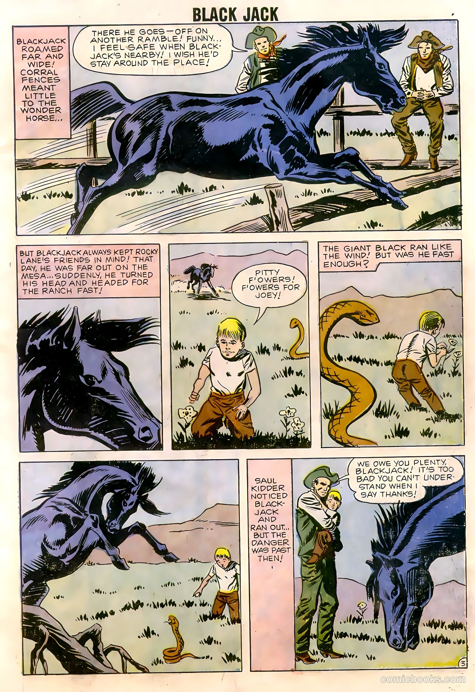 Rocky Lane's Black Jack #22 (1958) — page 13 of 66