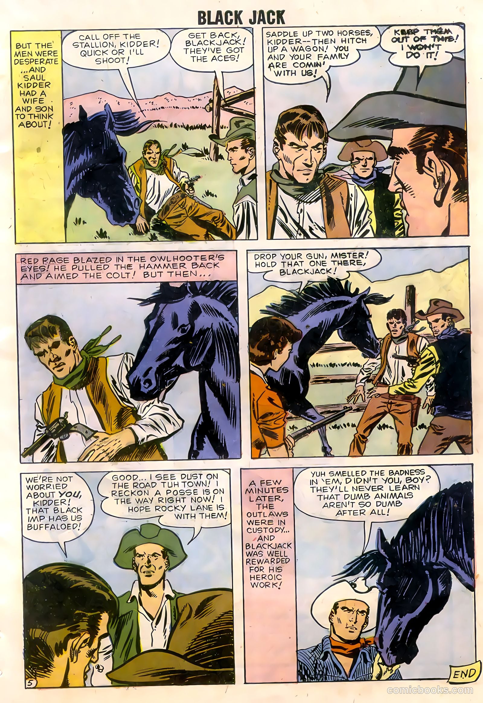 Rocky Lane's Black Jack #22 (1958) — page 15 of 66
