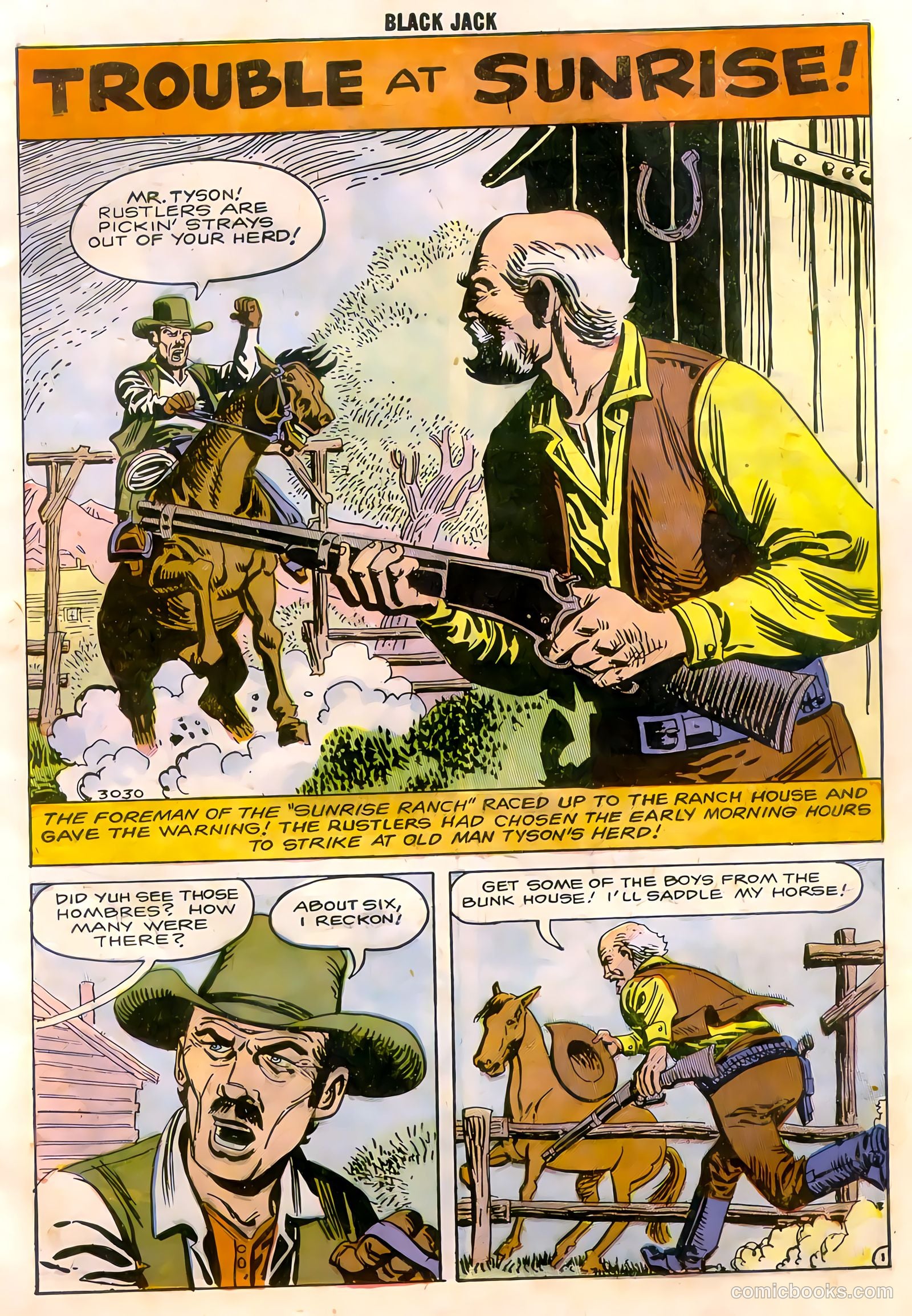 Rocky Lane's Black Jack #22 (1958) — page 17 of 66