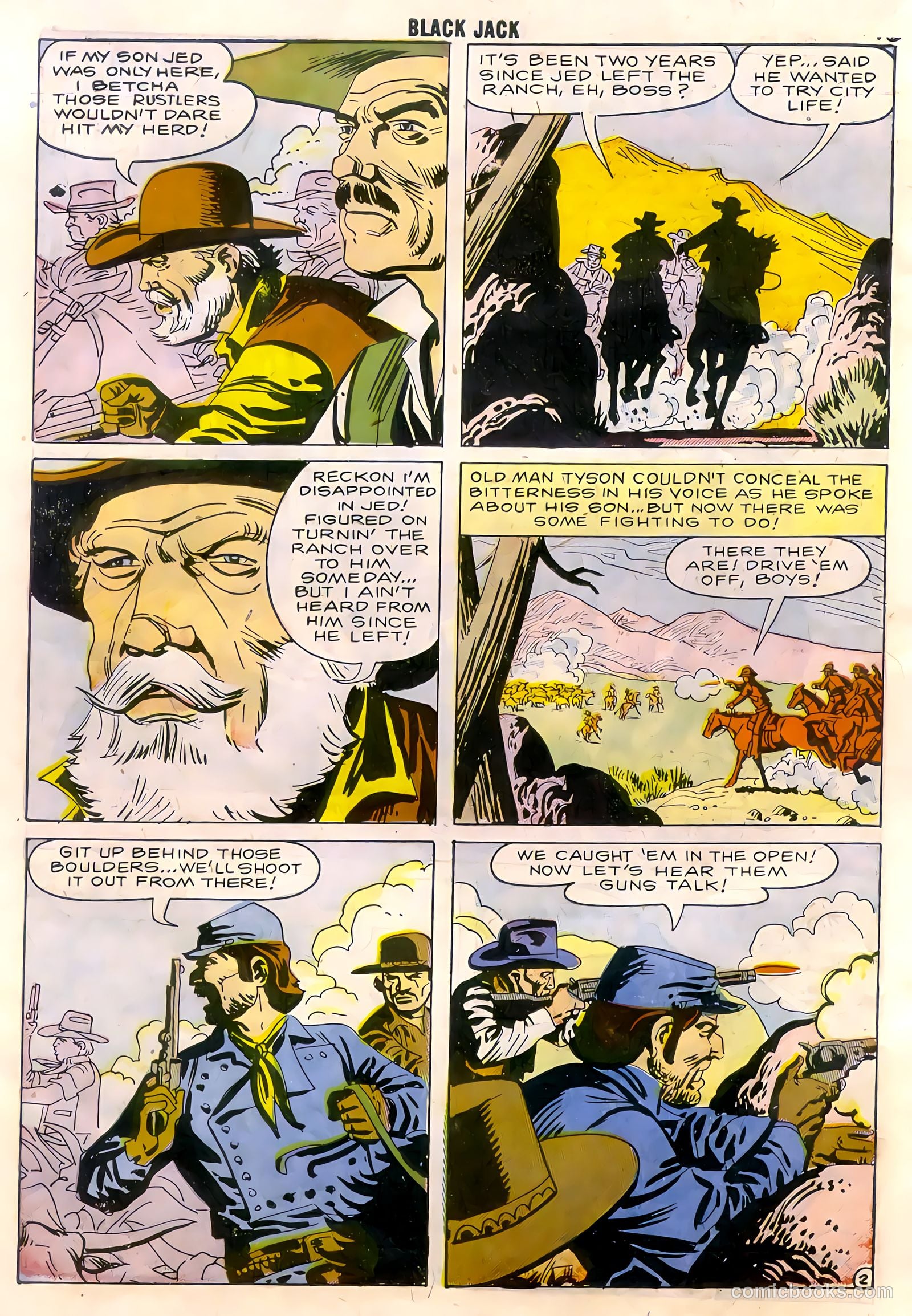 Rocky Lane's Black Jack #22 (1958) — page 18 of 66