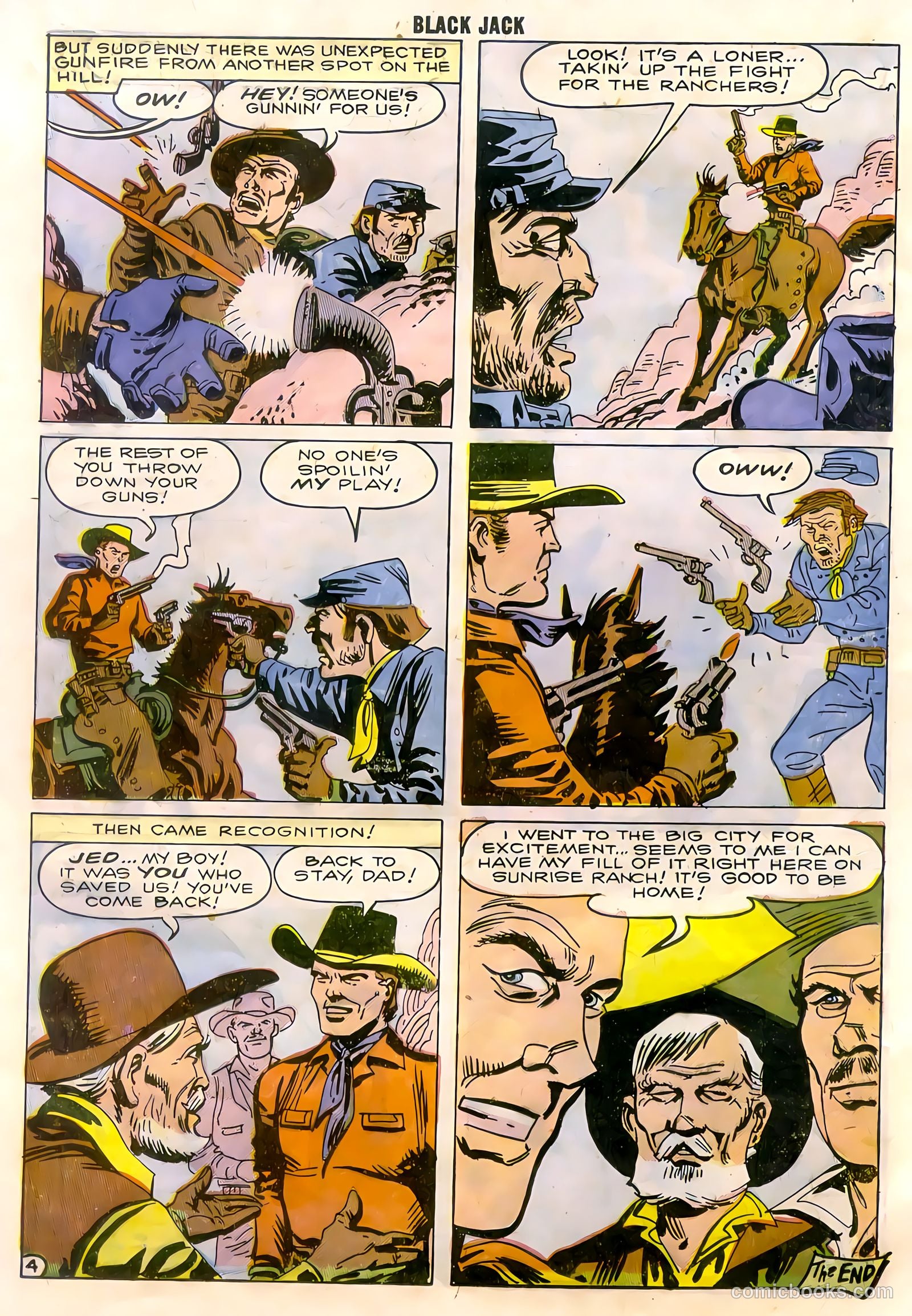 Rocky Lane's Black Jack #22 (1958) — page 20 of 66