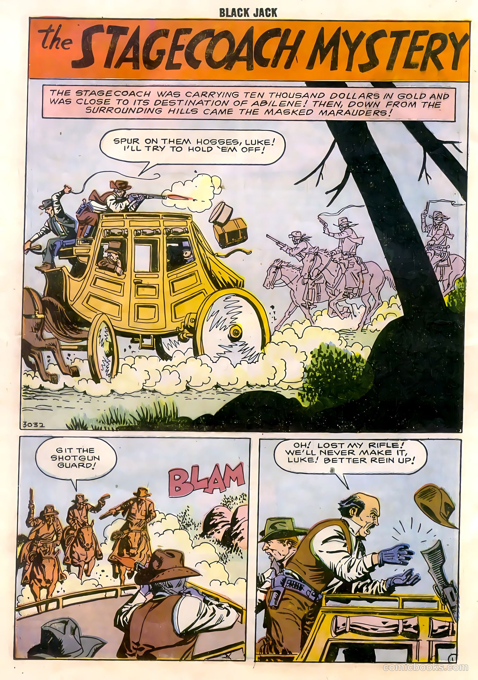 Rocky Lane's Black Jack #22 (1958) — page 22 of 66