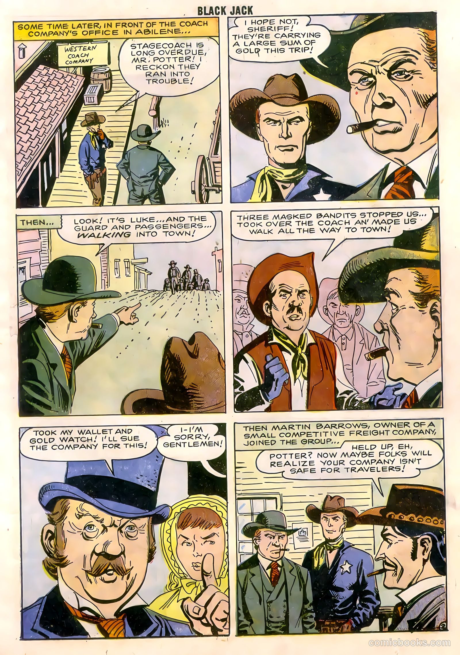 Rocky Lane's Black Jack #22 (1958) — page 23 of 66