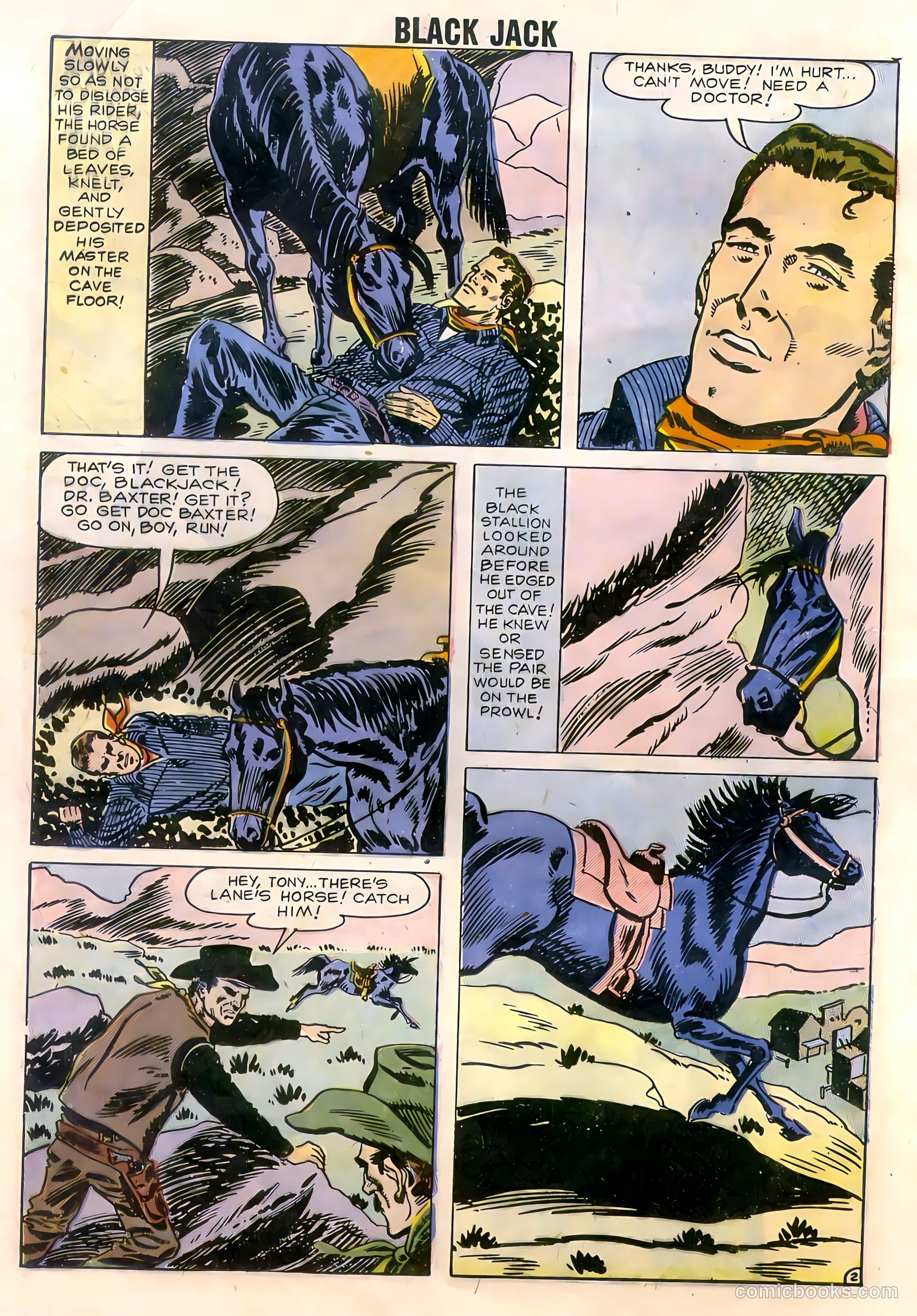 Rocky Lane's Black Jack #22 (1958) — page 30 of 66