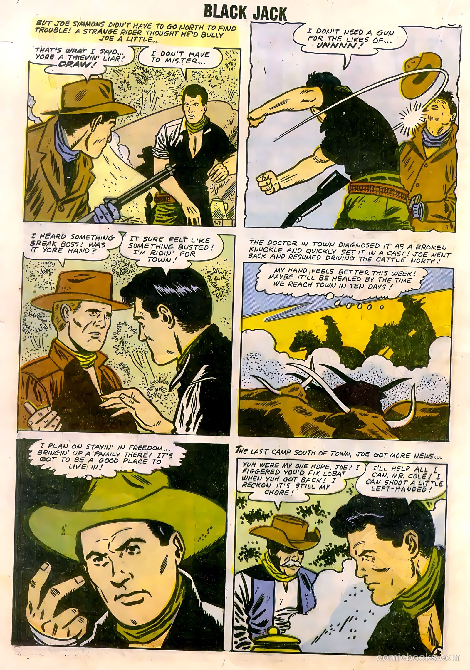 Rocky Lane's Black Jack #22 (1958) — page 36 of 66