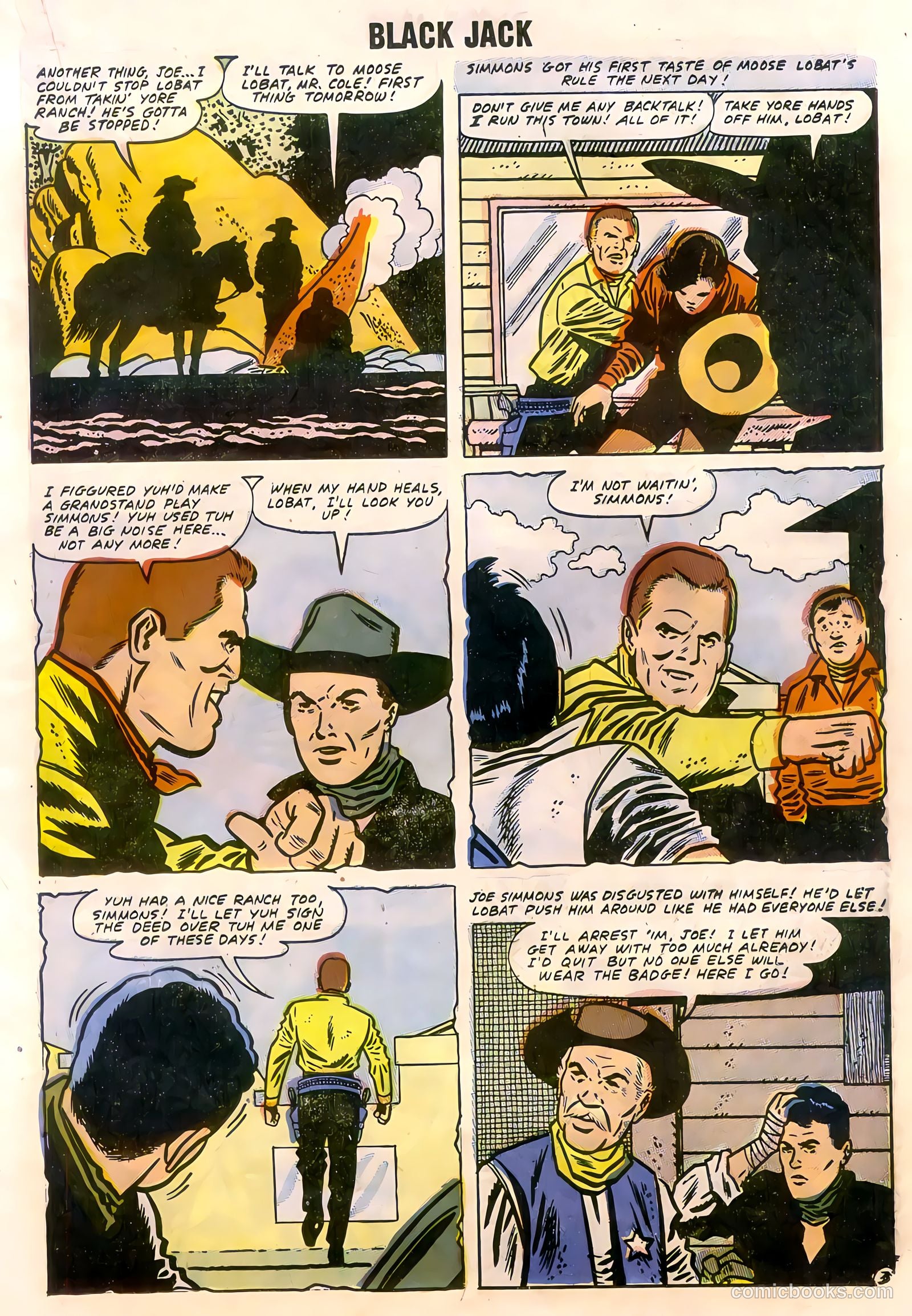 Rocky Lane's Black Jack #22 (1958) — page 37 of 66