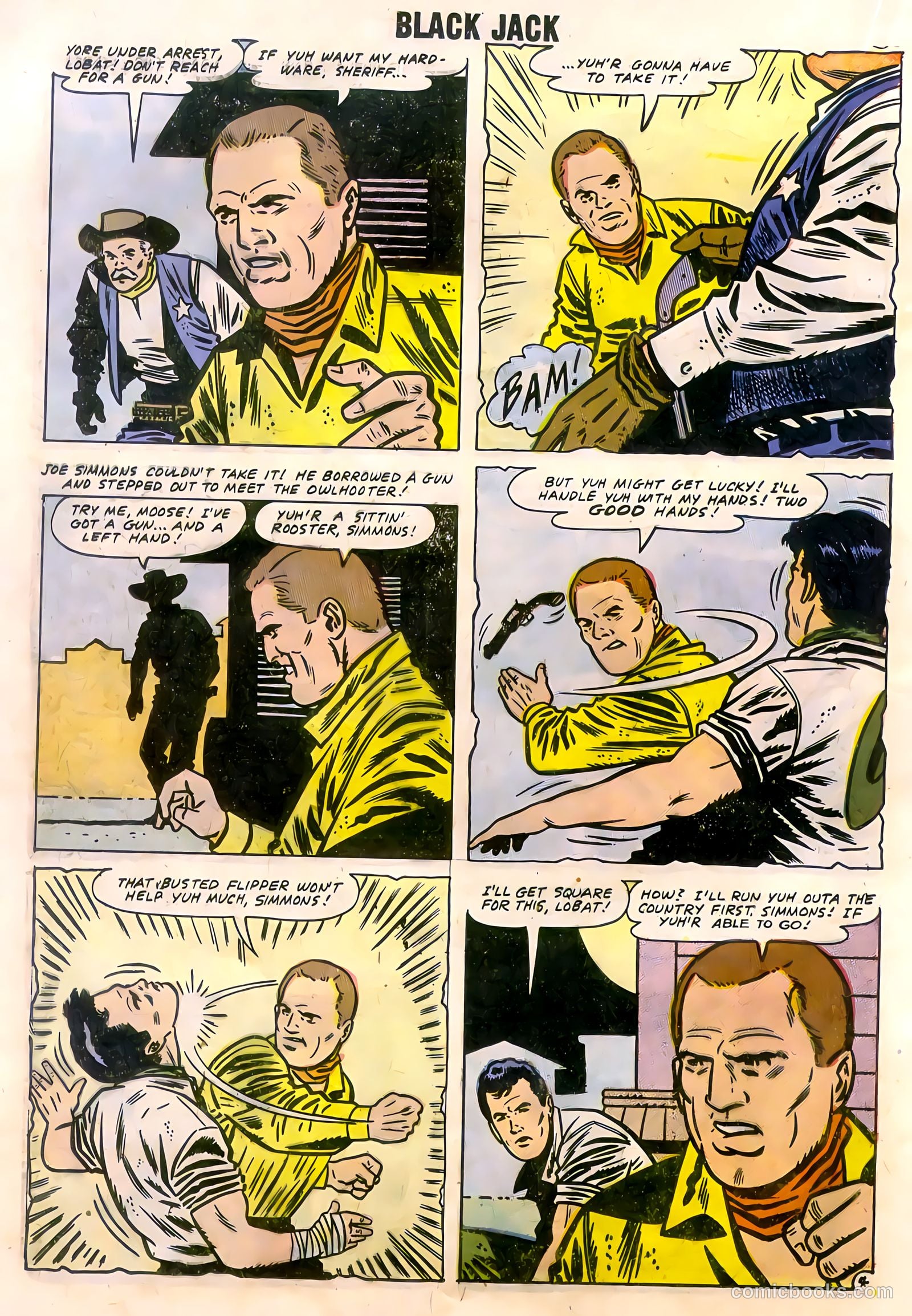 Rocky Lane's Black Jack #22 (1958) — page 38 of 66