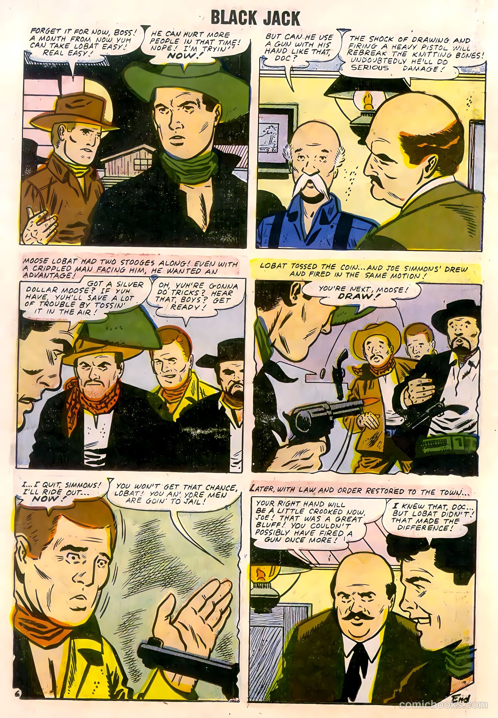 Rocky Lane's Black Jack #22 (1958) — page 40 of 66