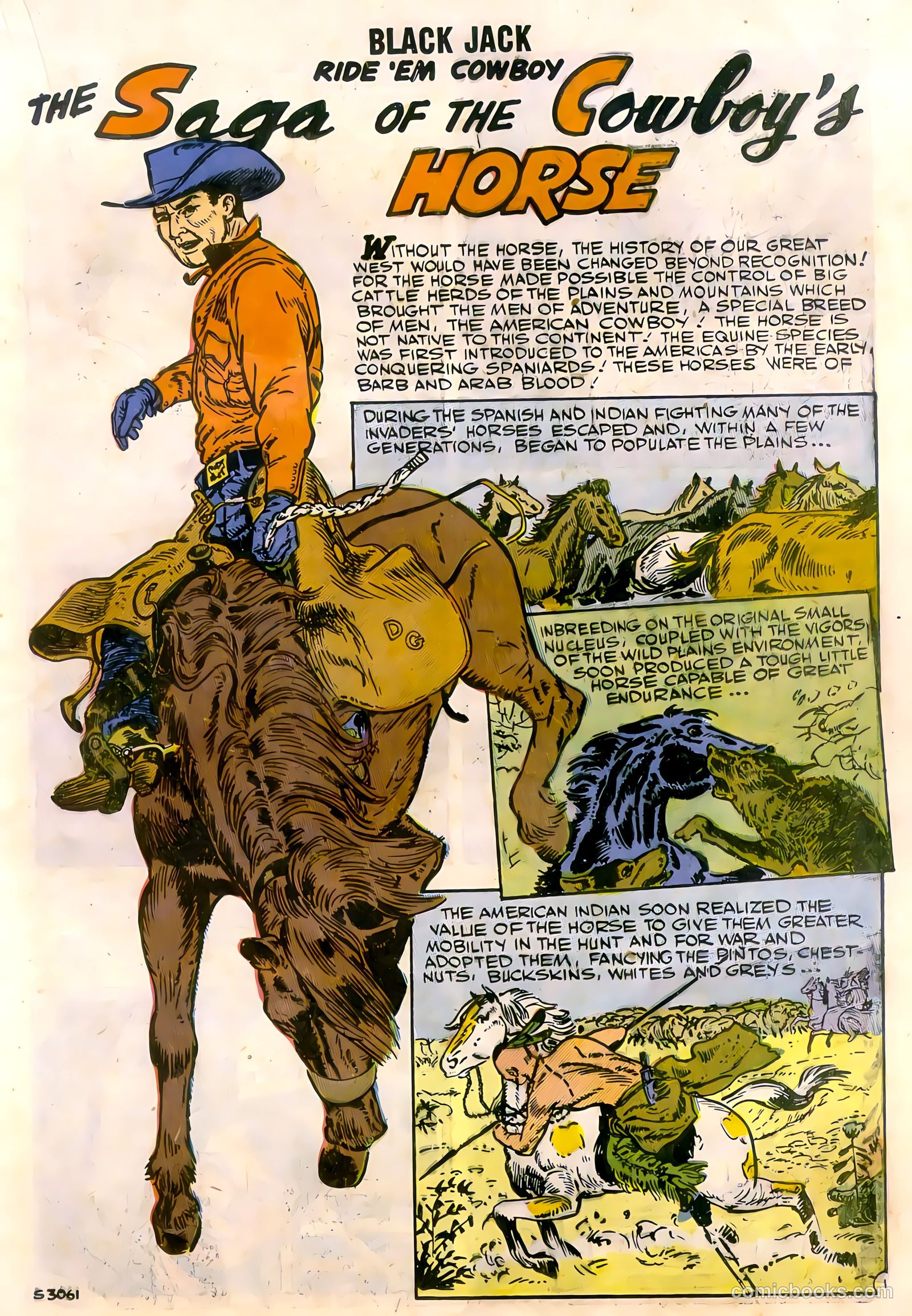 Rocky Lane's Black Jack #22 (1958) — page 41 of 66