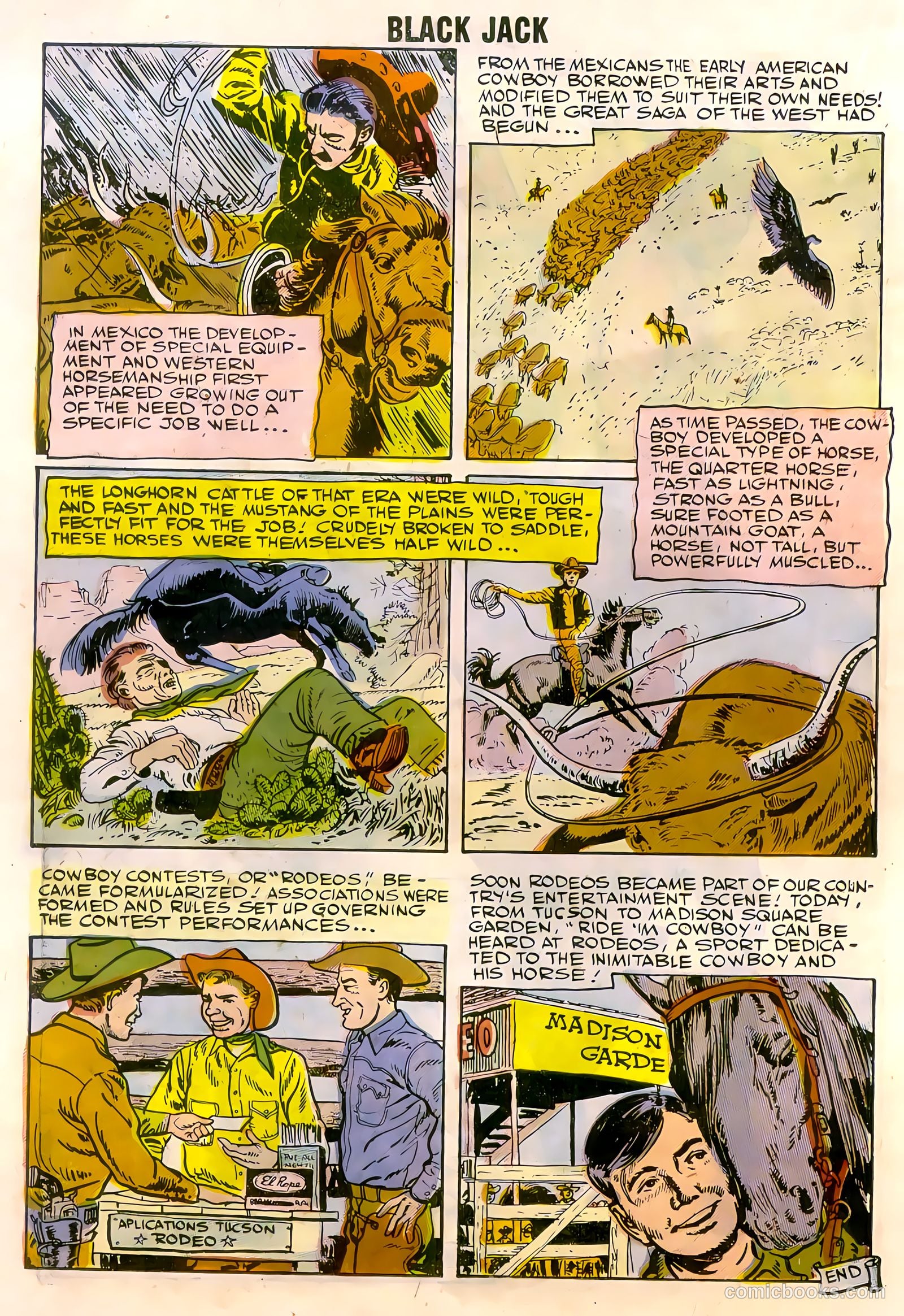 Rocky Lane's Black Jack #22 (1958) — page 42 of 66