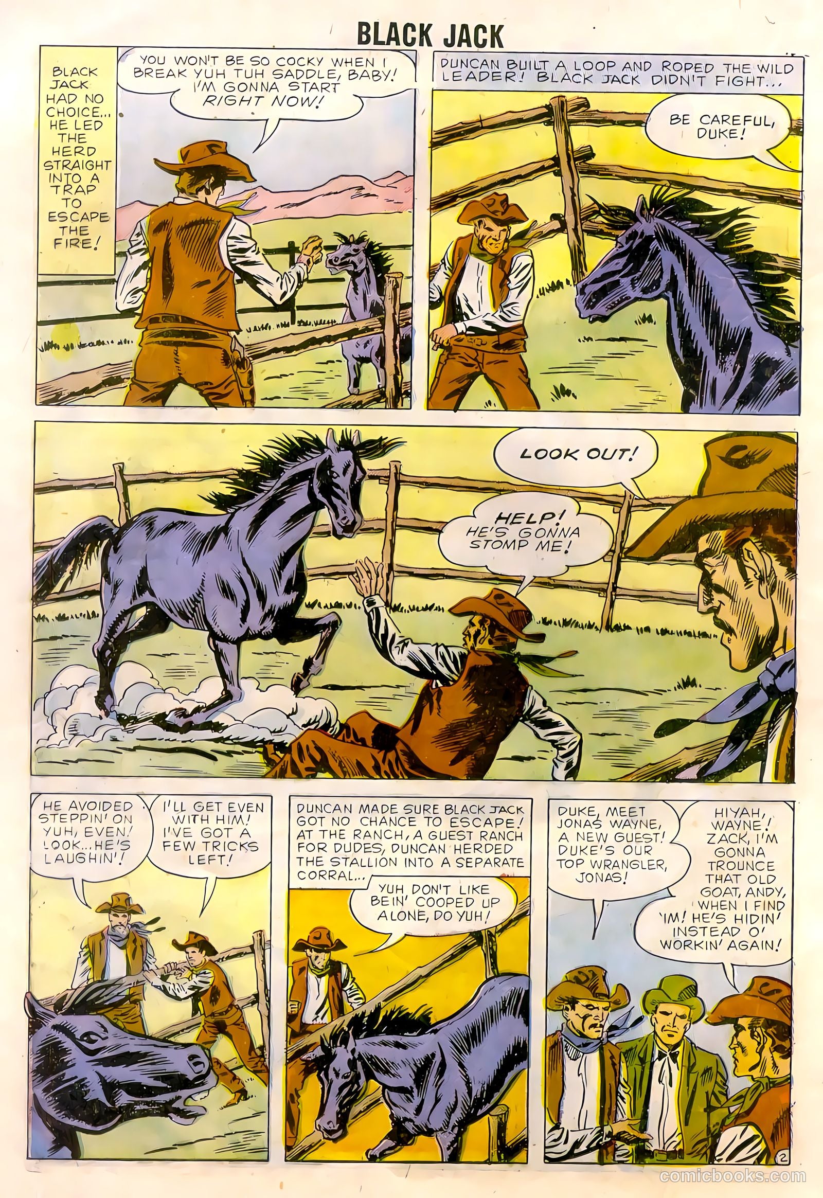 Rocky Lane's Black Jack #22 (1958) — page 44 of 66
