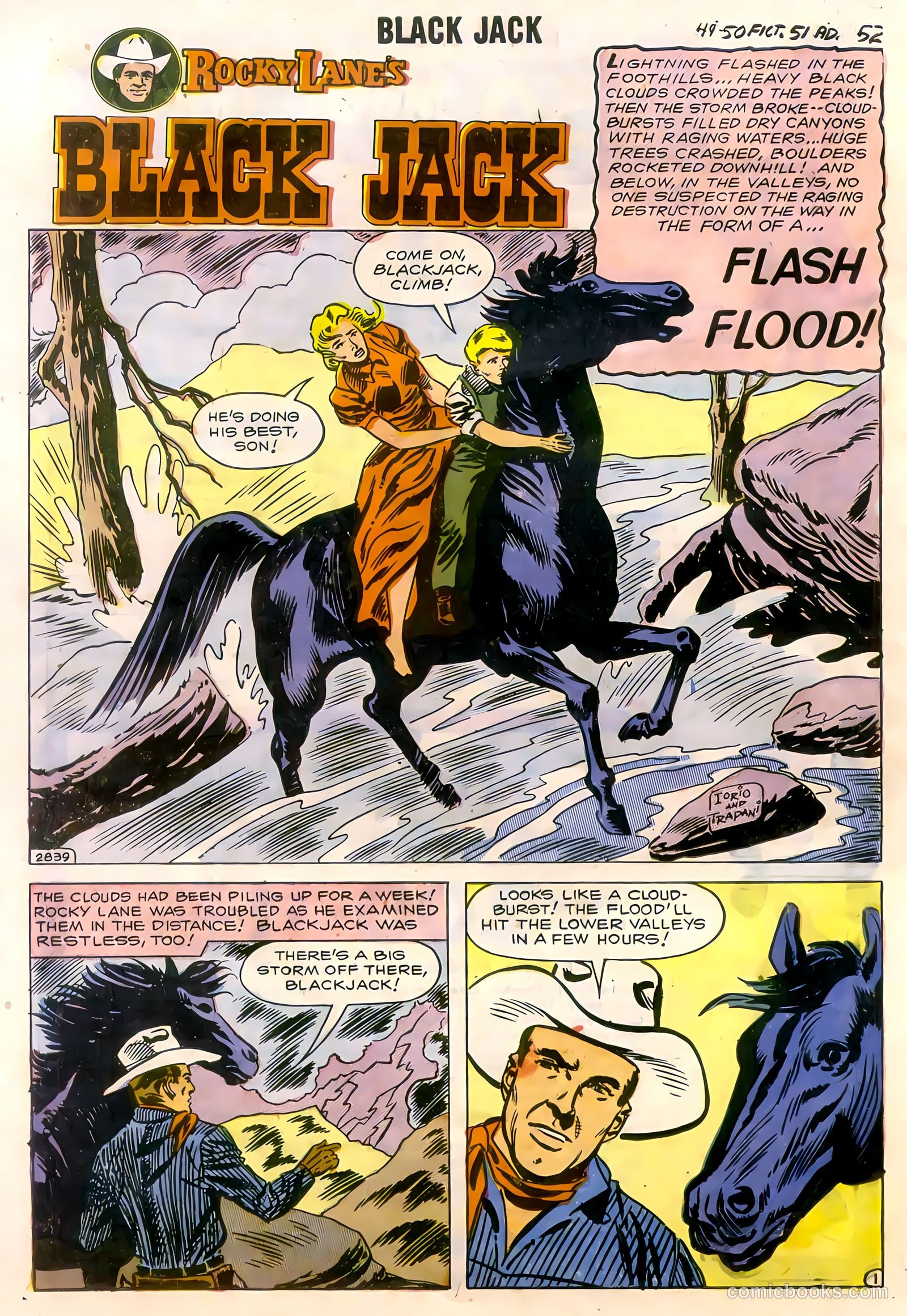 Rocky Lane's Black Jack #22 (1958) — page 54 of 66