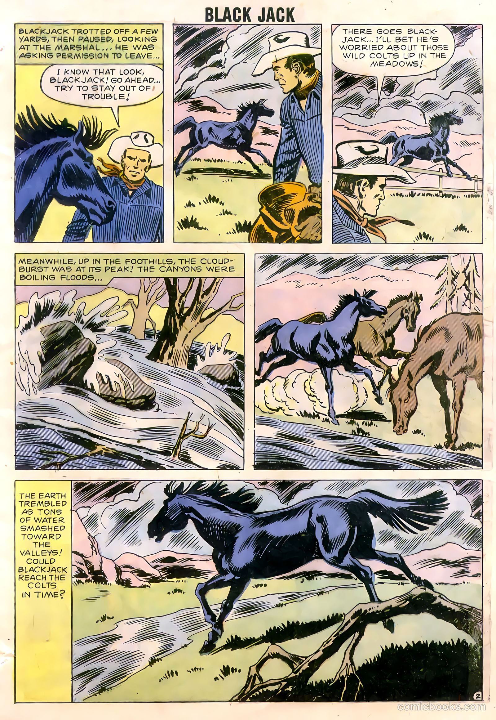 Rocky Lane's Black Jack #22 (1958) — page 55 of 66