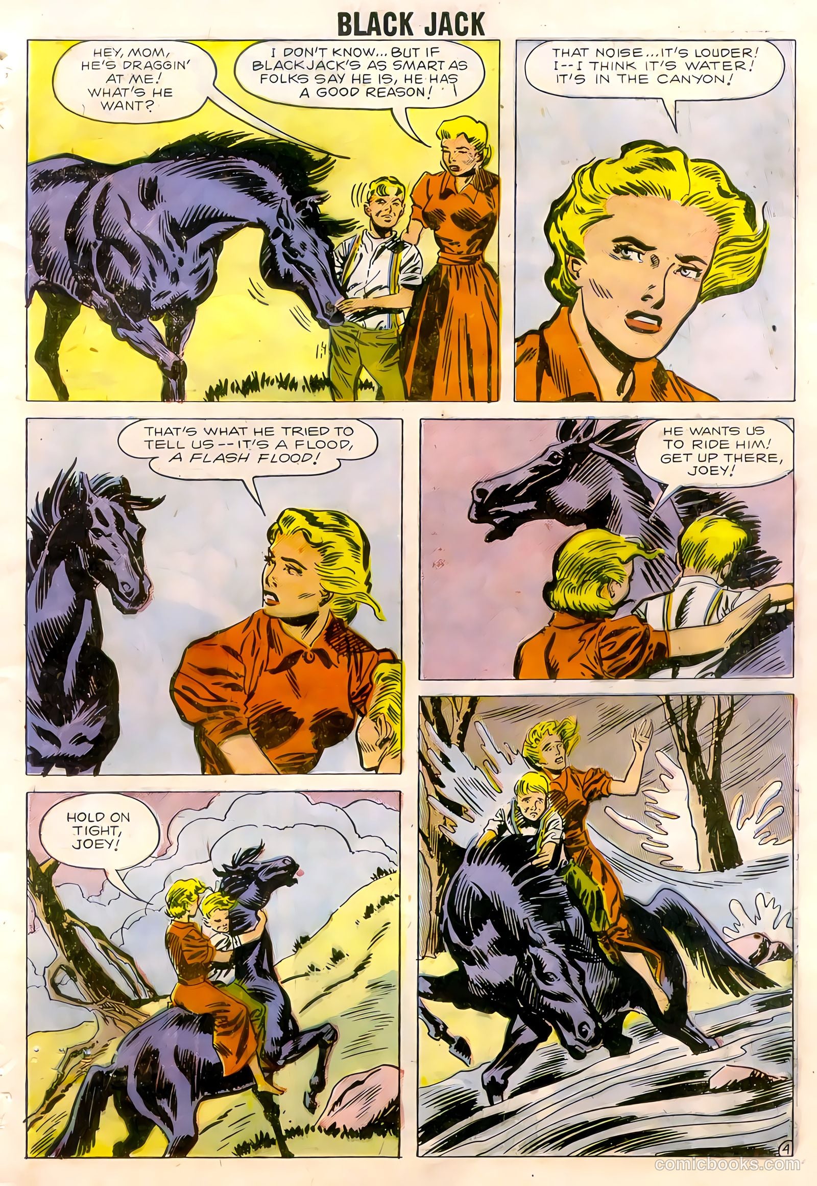 Rocky Lane's Black Jack #22 (1958) — page 57 of 66