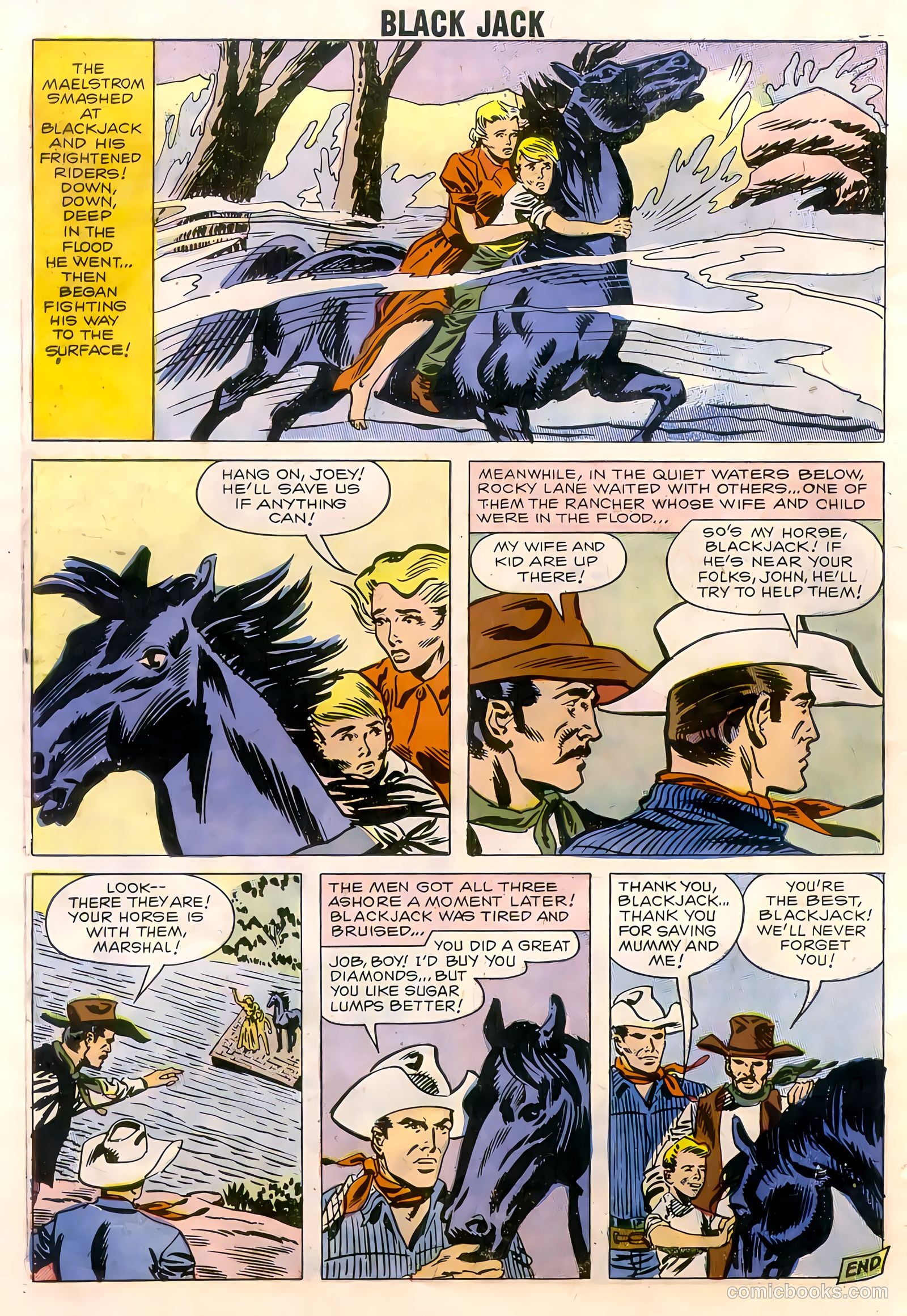 Rocky Lane's Black Jack #22 (1958) — page 58 of 66