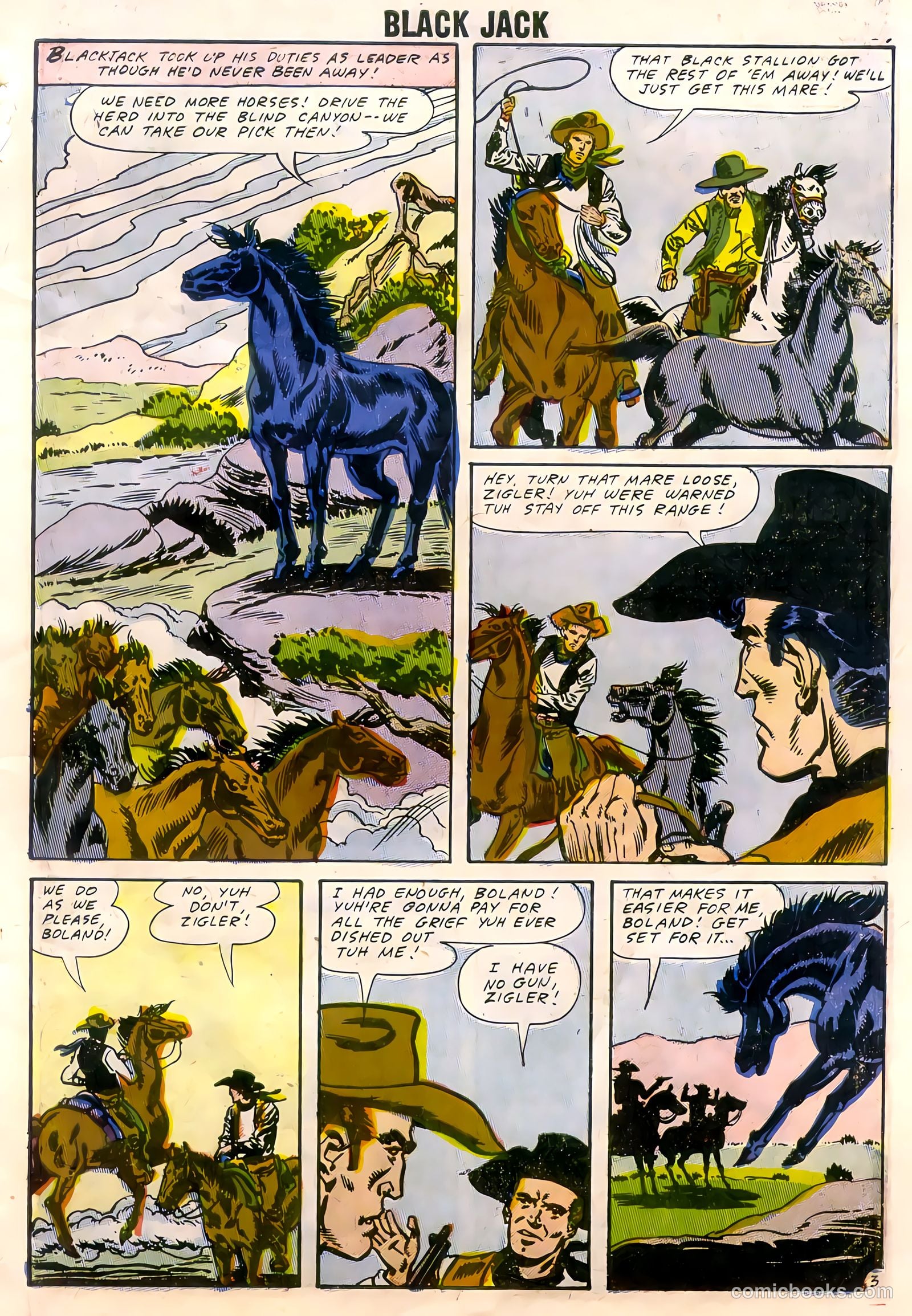 Rocky Lane's Black Jack #22 (1958) — page 61 of 66