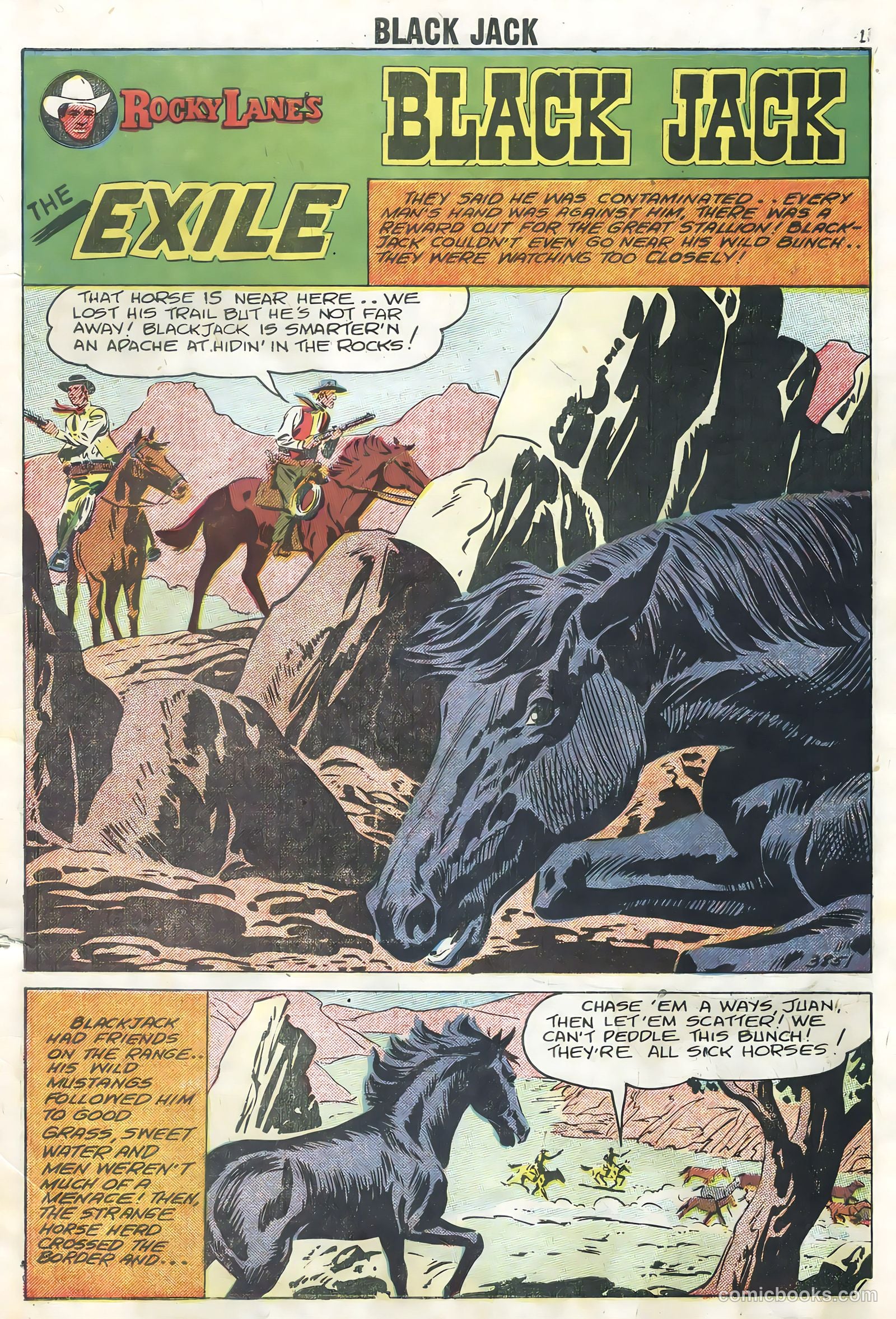 Rocky Lane's Black Jack #23 (1958) — page 3 of 36