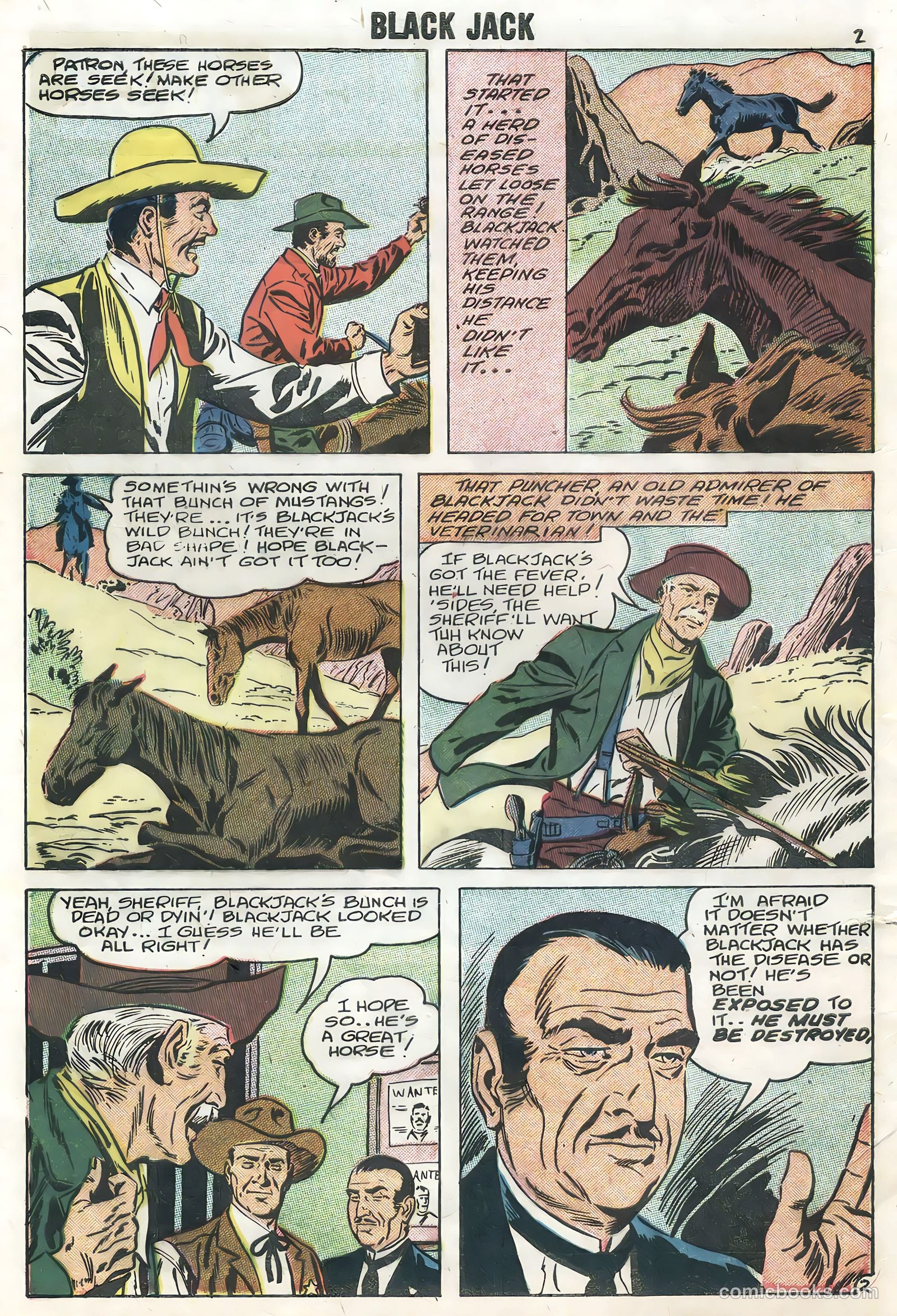 Rocky Lane's Black Jack #23 (1958) — page 4 of 36