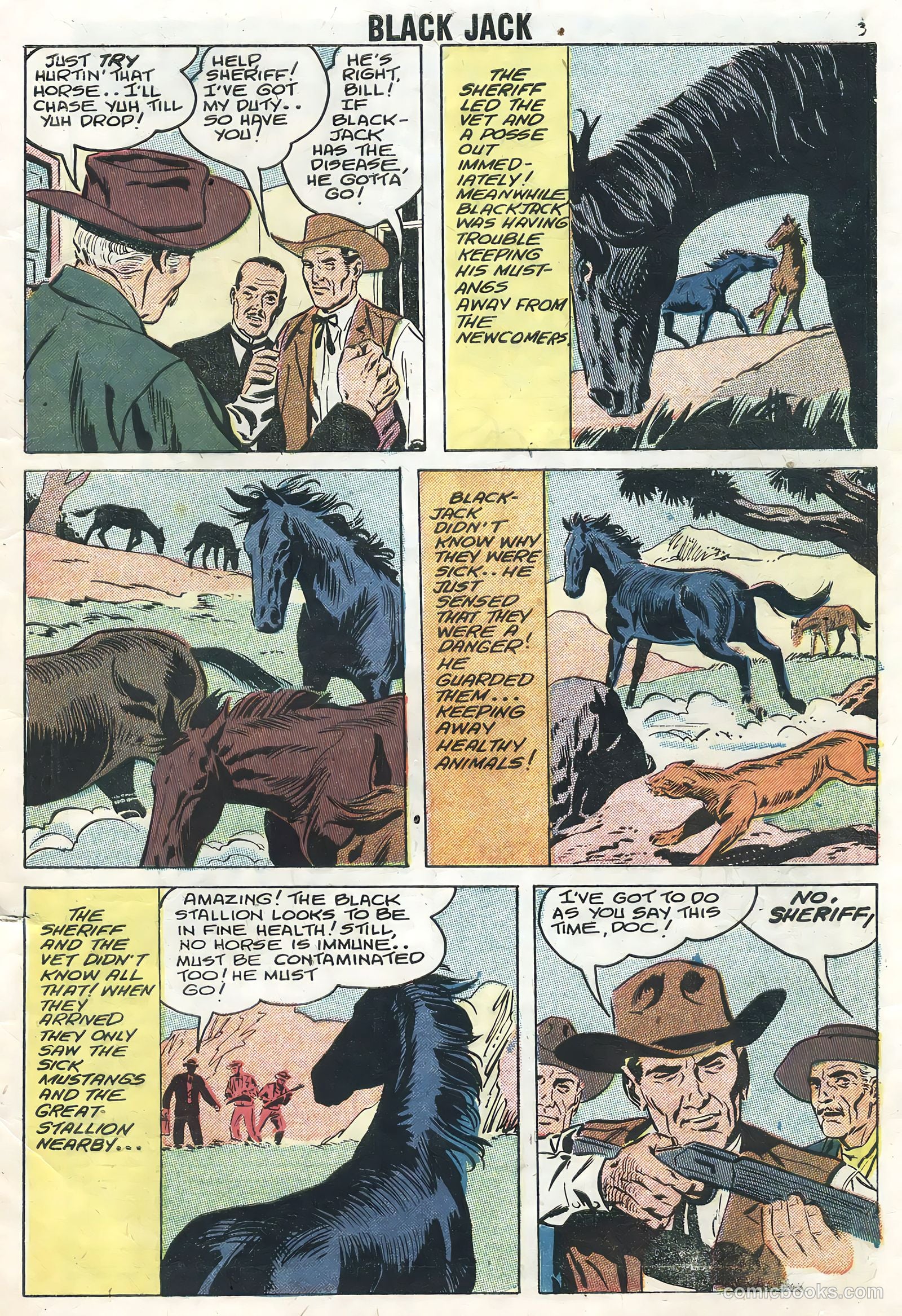 Rocky Lane's Black Jack #23 (1958) — page 5 of 36