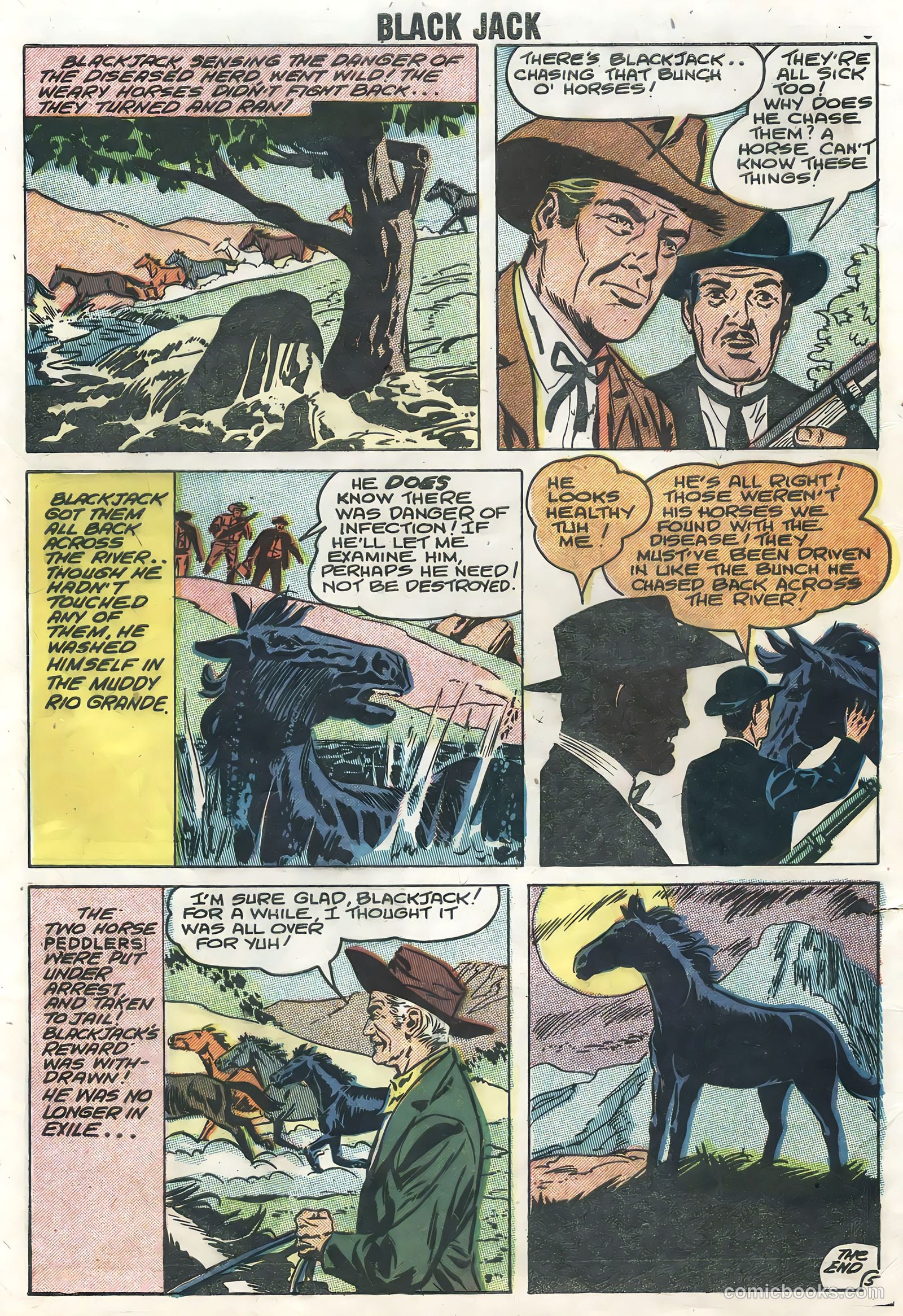 Rocky Lane's Black Jack #23 (1958) — page 8 of 36