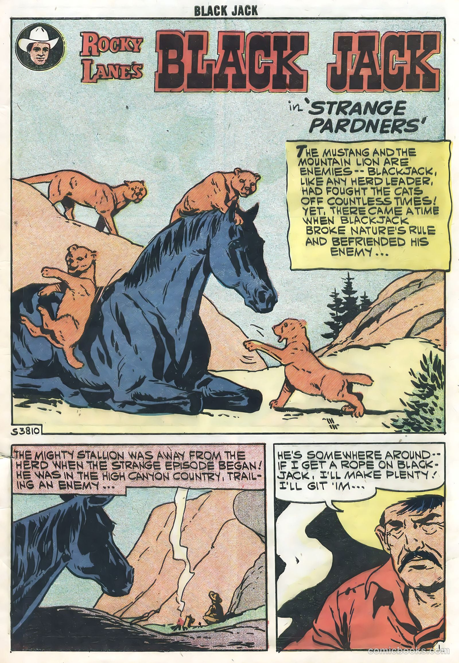 Rocky Lane's Black Jack #23 (1958) — page 9 of 36
