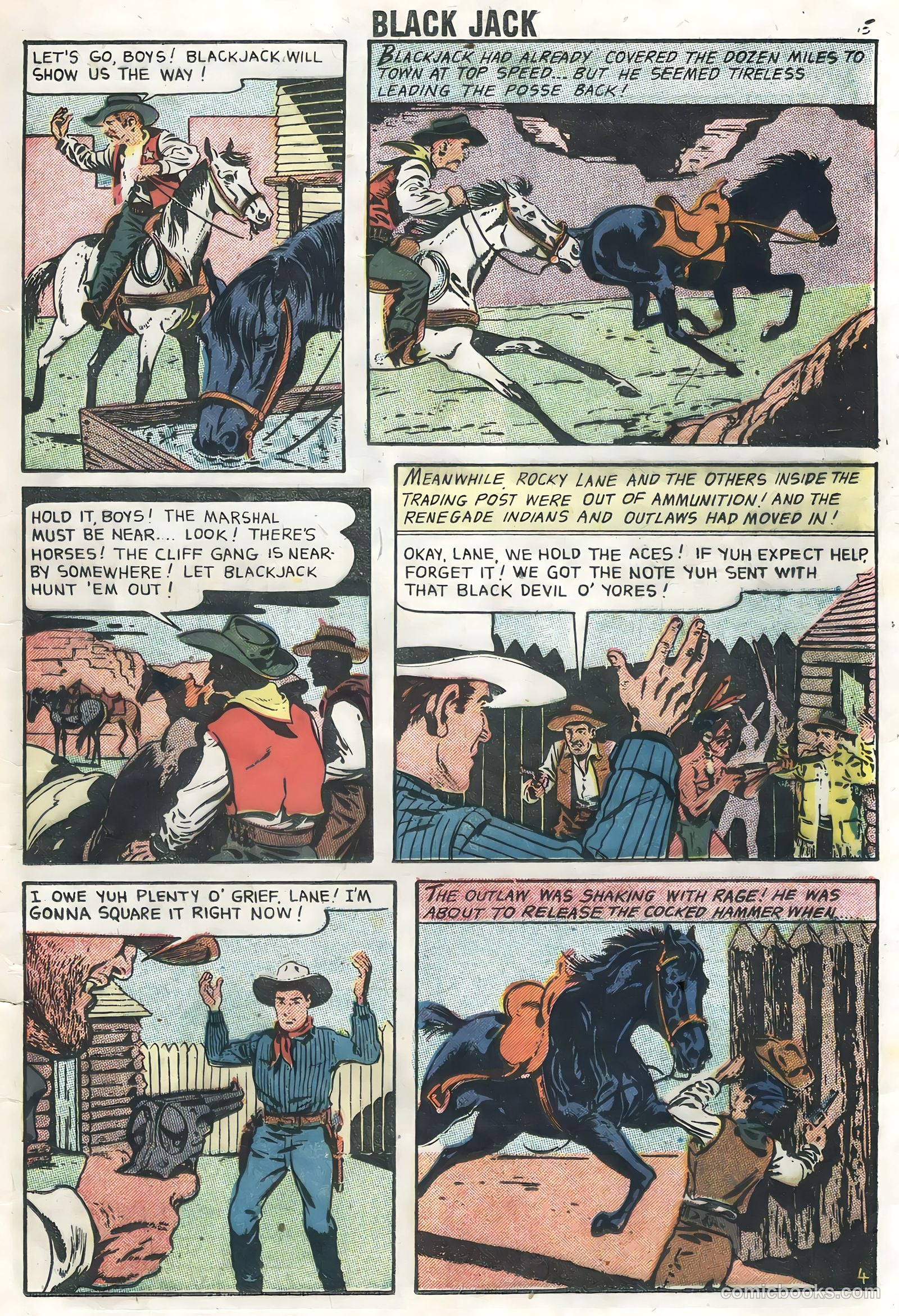 Rocky Lane's Black Jack #23 (1958) — page 17 of 36