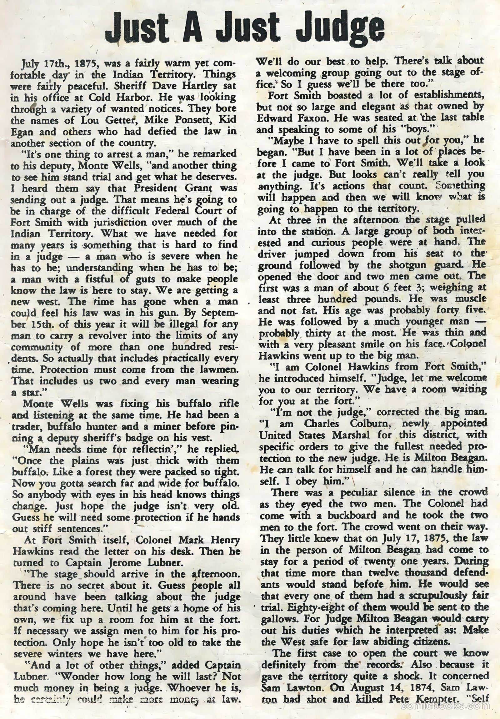 Rocky Lane's Black Jack #23 (1958) — page 19 of 36
