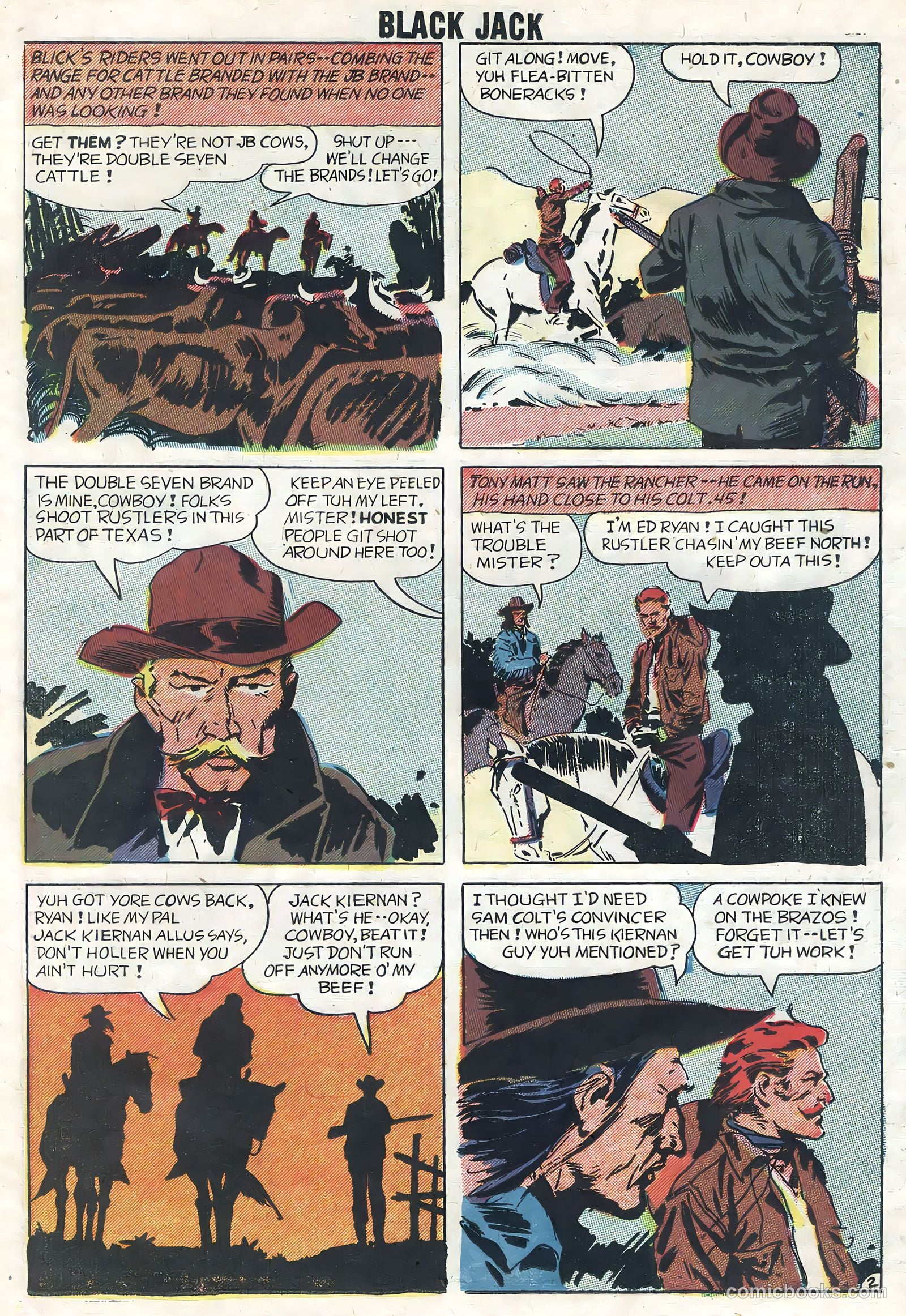 Rocky Lane's Black Jack #23 (1958) — page 23 of 36