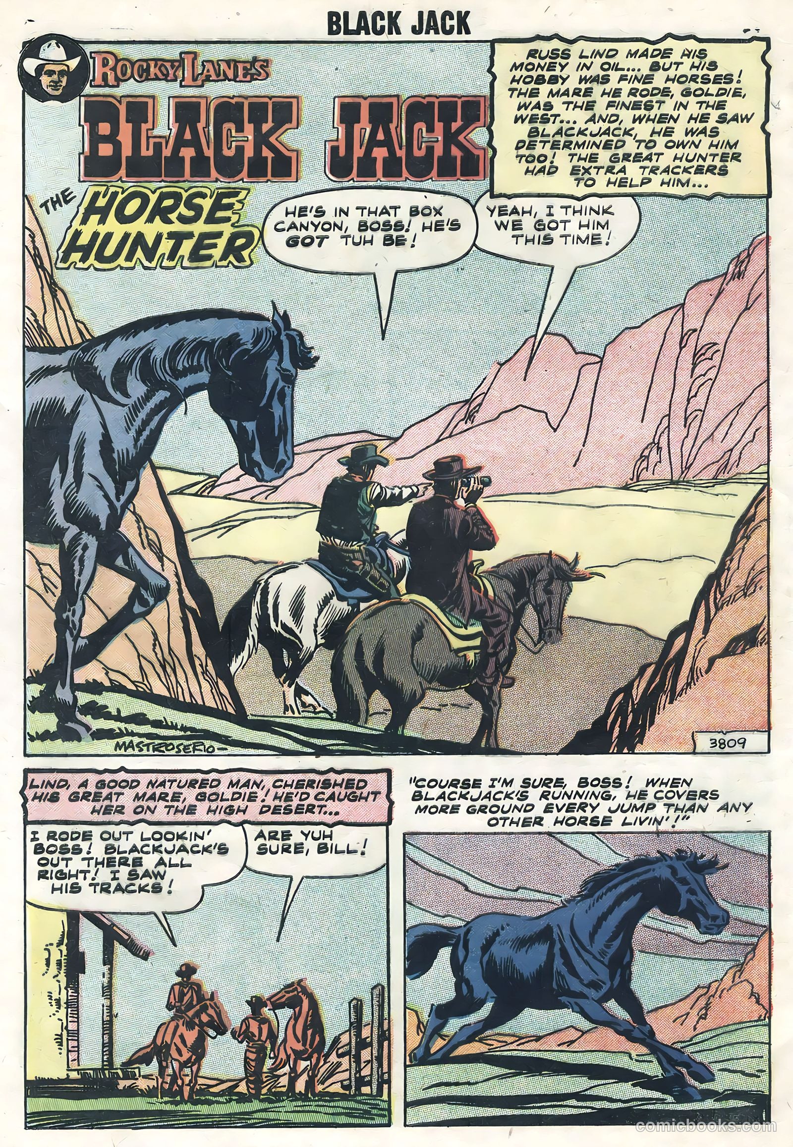 Rocky Lane's Black Jack #23 (1958) — page 28 of 36